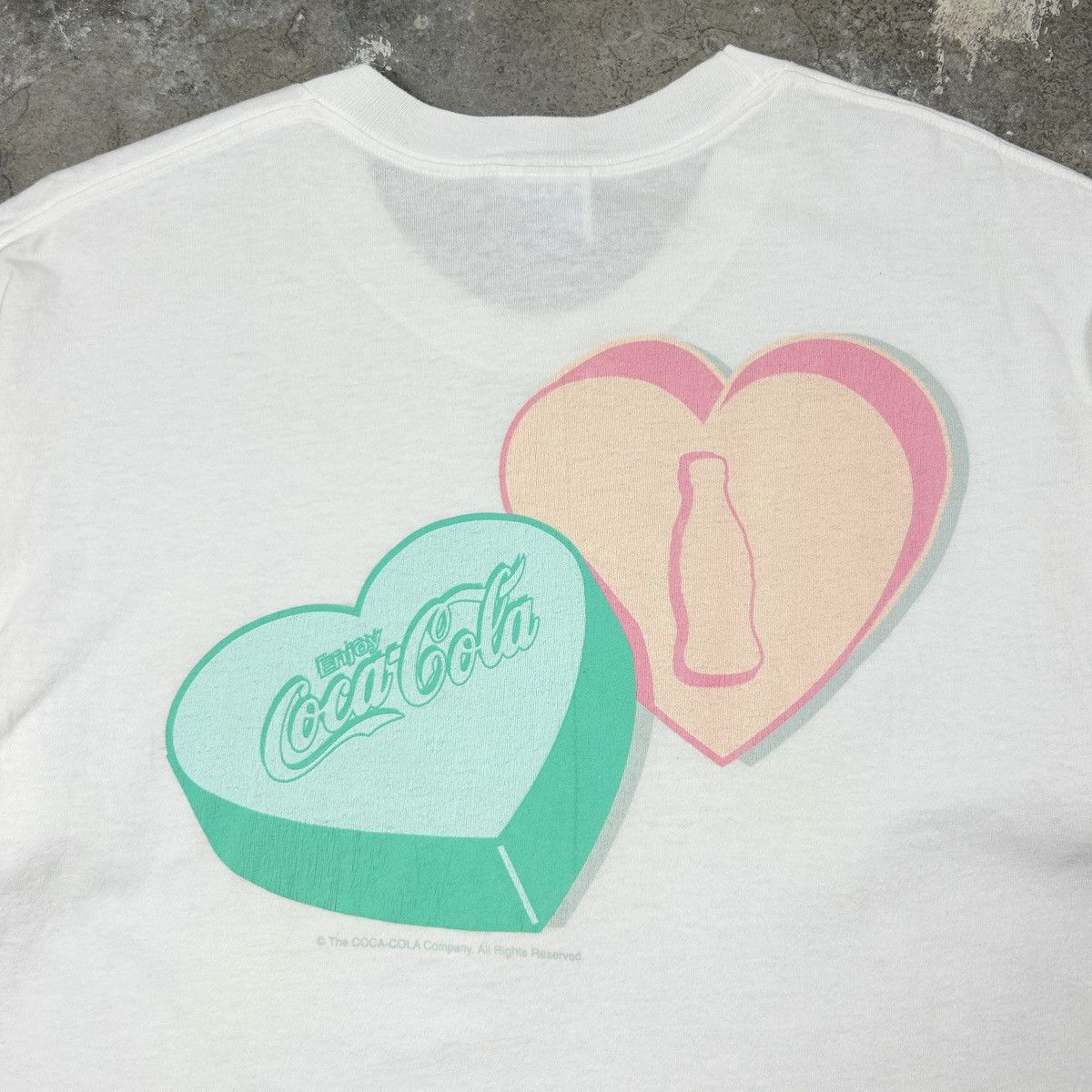 Coca Cola × Vintage 1990s Coca-cola T-Shirt Size US L / EU 52-54 / 3 - 12 Thumbnail