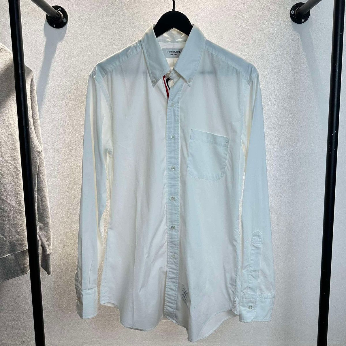 Thom Browne THOM BROWNE STRIPED SHIRT Size US L / EU 52-54 / 3 - 1 Thumbnail