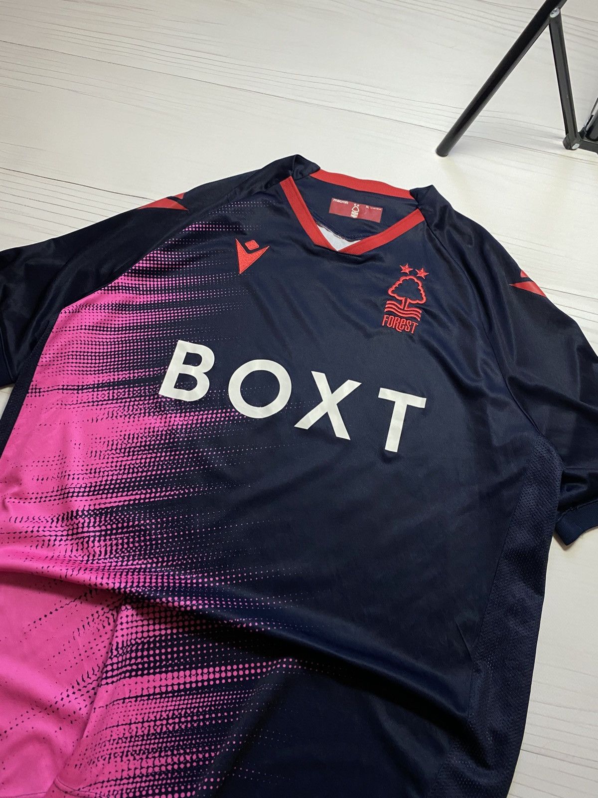 Macron Macron Nottingham Forest 2021/22 away football y2k t shirt Size US XL / EU 56 / 4 - 5 Thumbnail