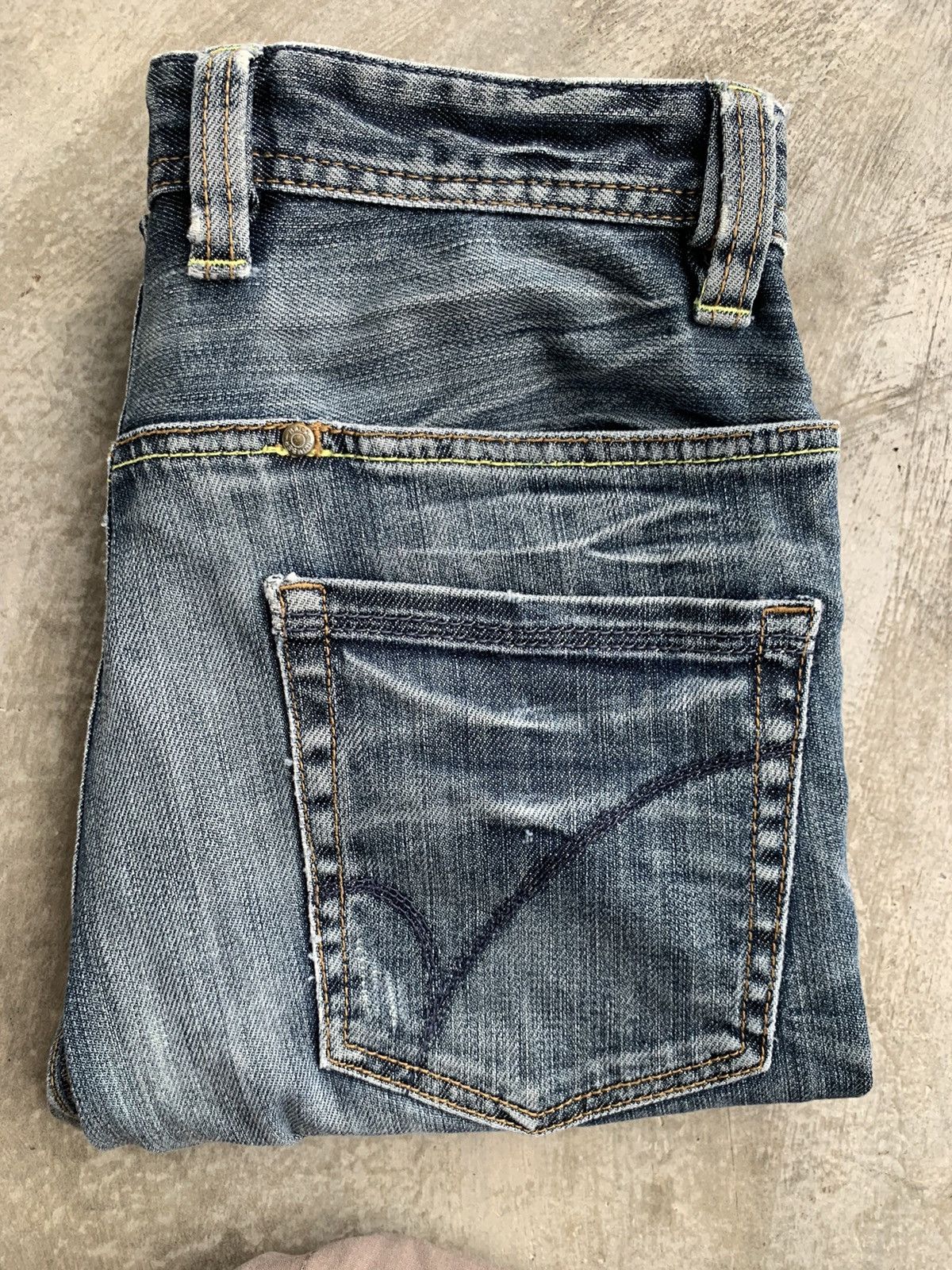 Designer × Japanese Brand Back Number zipper Side Pocket Size US 29 - 17 Thumbnail