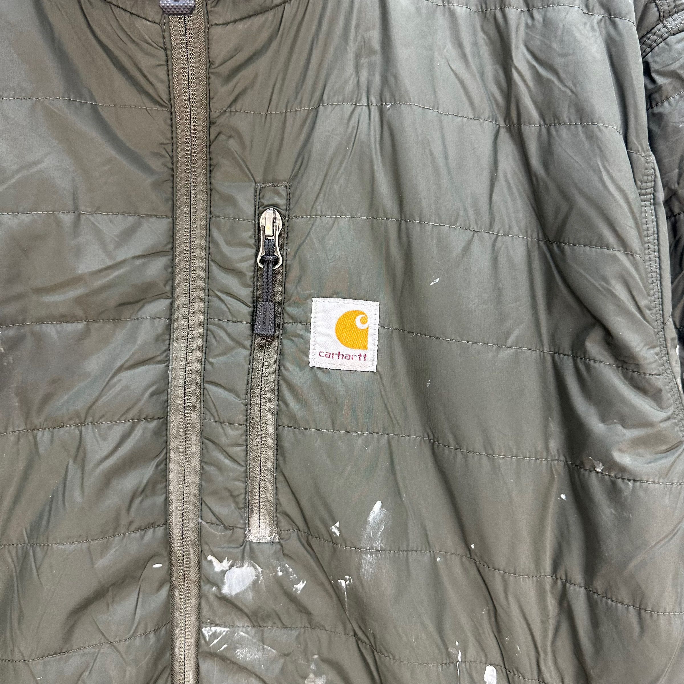Carhartt TRASHED CARHARTT LIGHT PUFFER JACKET #8028-197 Size US L / EU 52-54 / 3 - 3 Thumbnail