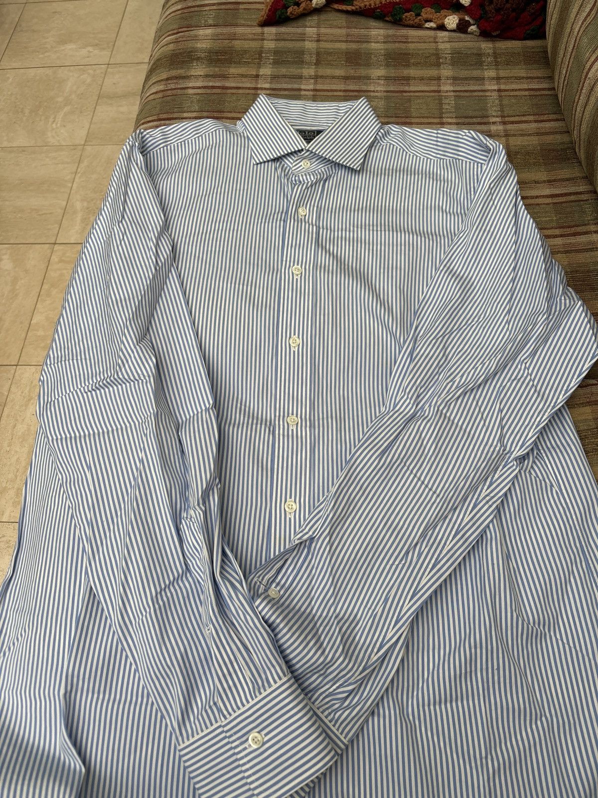 Polo Ralph Lauren Ralph Lauren button down navy & white Size US XXS / EU 40 - 1 Thumbnail