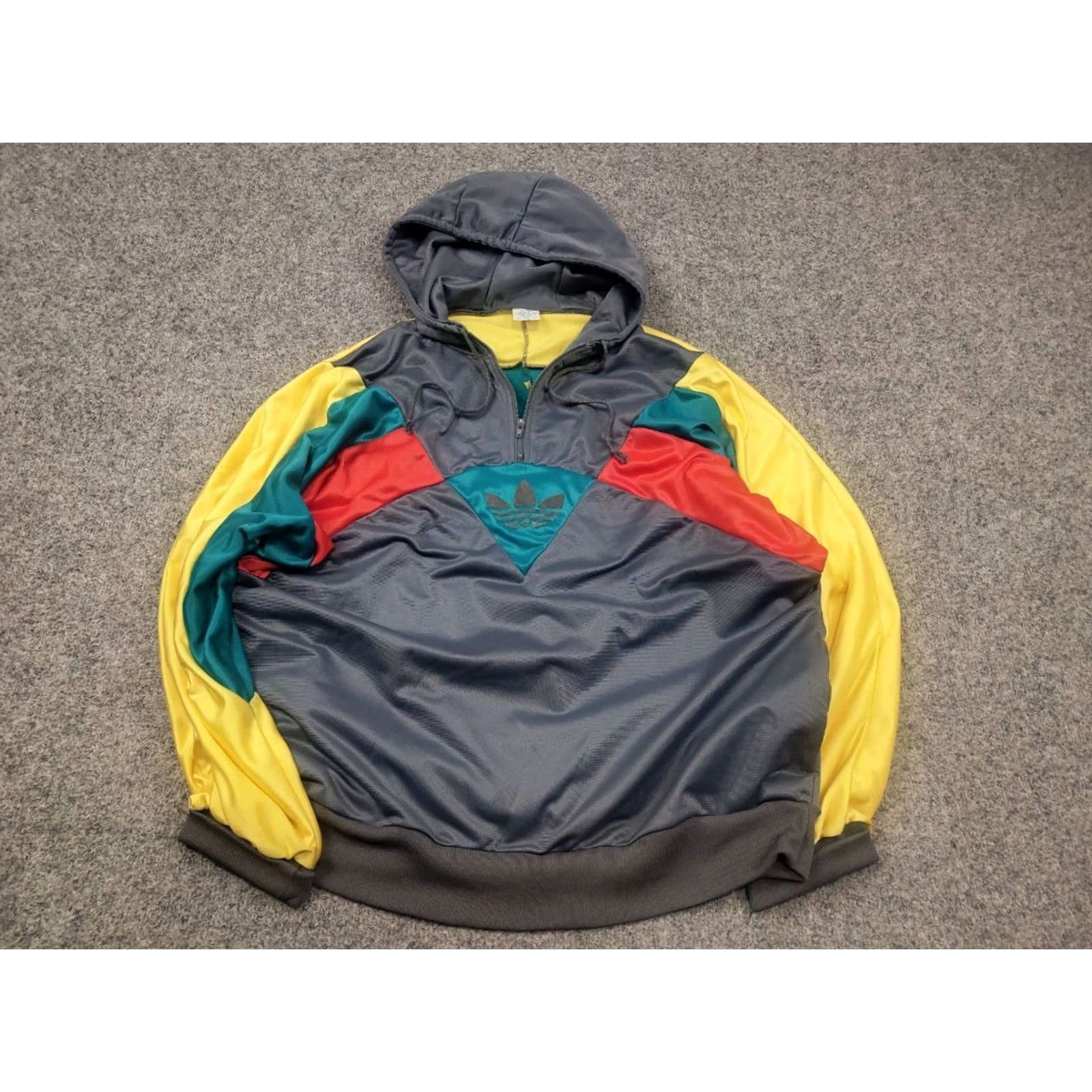 Adidas VINTAGE Rare Adidas Original Retro Track Zip Hoodie Size US M / EU 48-50 / 2 - 3 Thumbnail