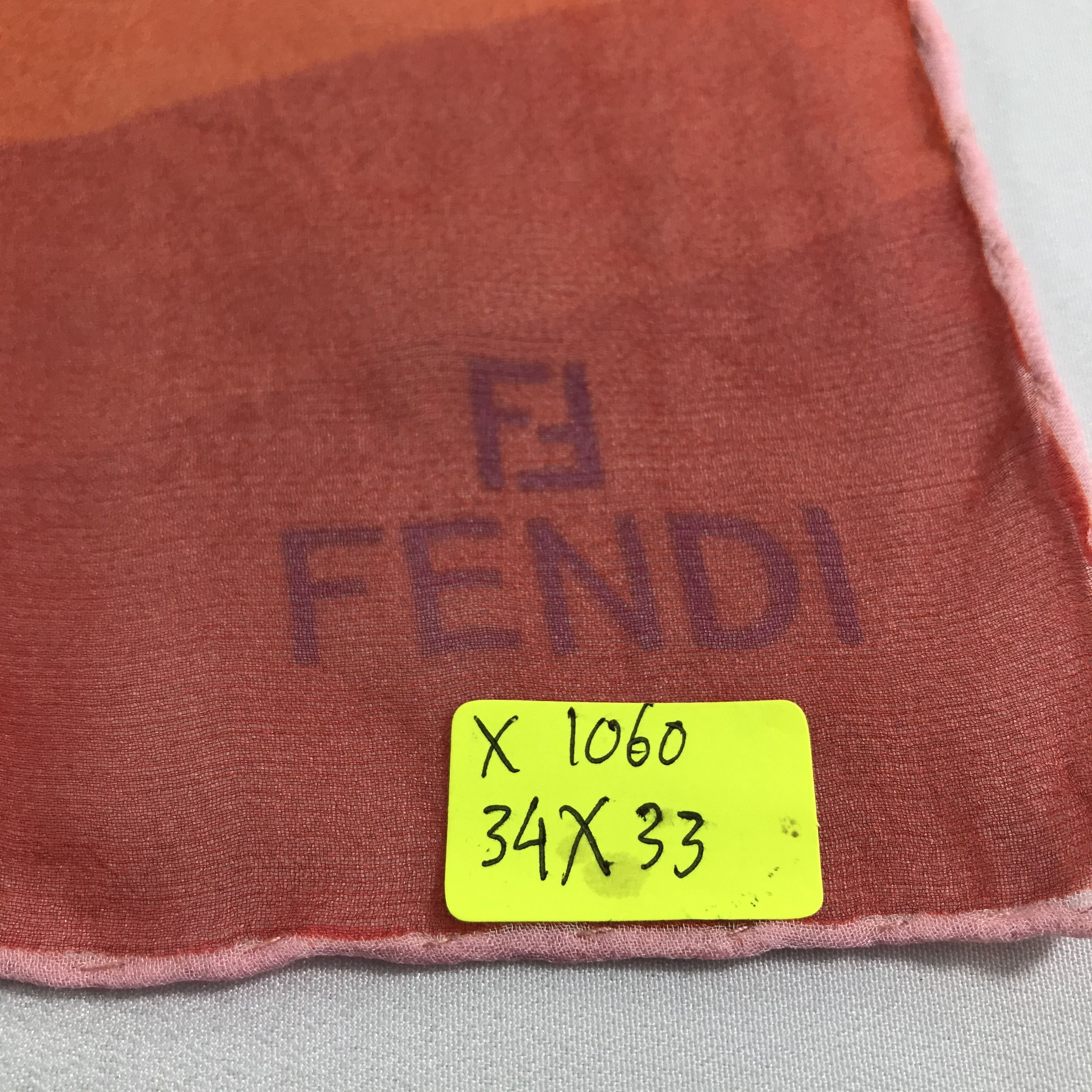 Vintage Vintage Fendi Silk Scarf Size ONE SIZE - 6 Thumbnail