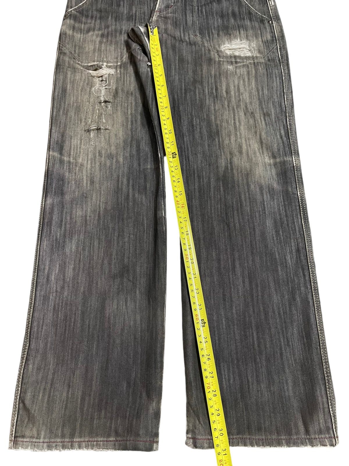 Edwin Vintage Edwin Wild Fire Warm Quality Faded Distress Jeans Size US 34 / EU 50 - 13 Thumbnail