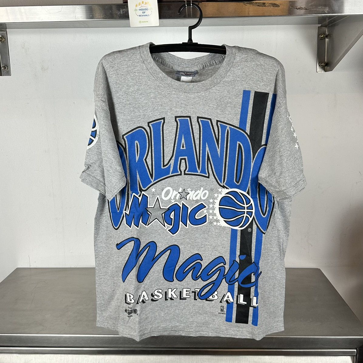 Lee × NBA × Vintage Vintage 90s Orlando Magic Basketball AOP NBA Large T-shirt Size US L / EU 52-54 / 3 - 1 Thumbnail