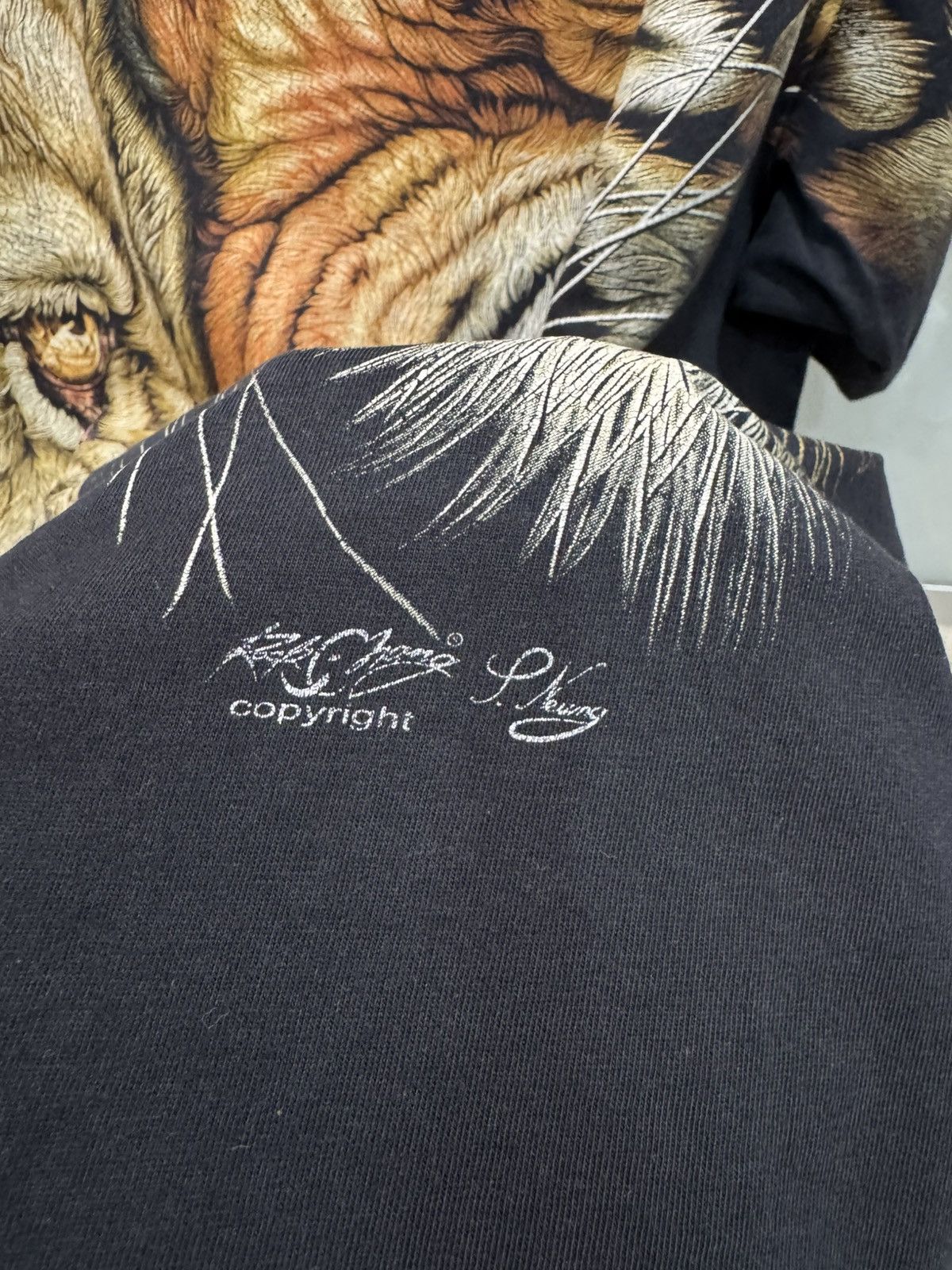 Vintage Vintage Lion vs Tiger Big Photos Size US XL / EU 56 / 4 - 11 Thumbnail