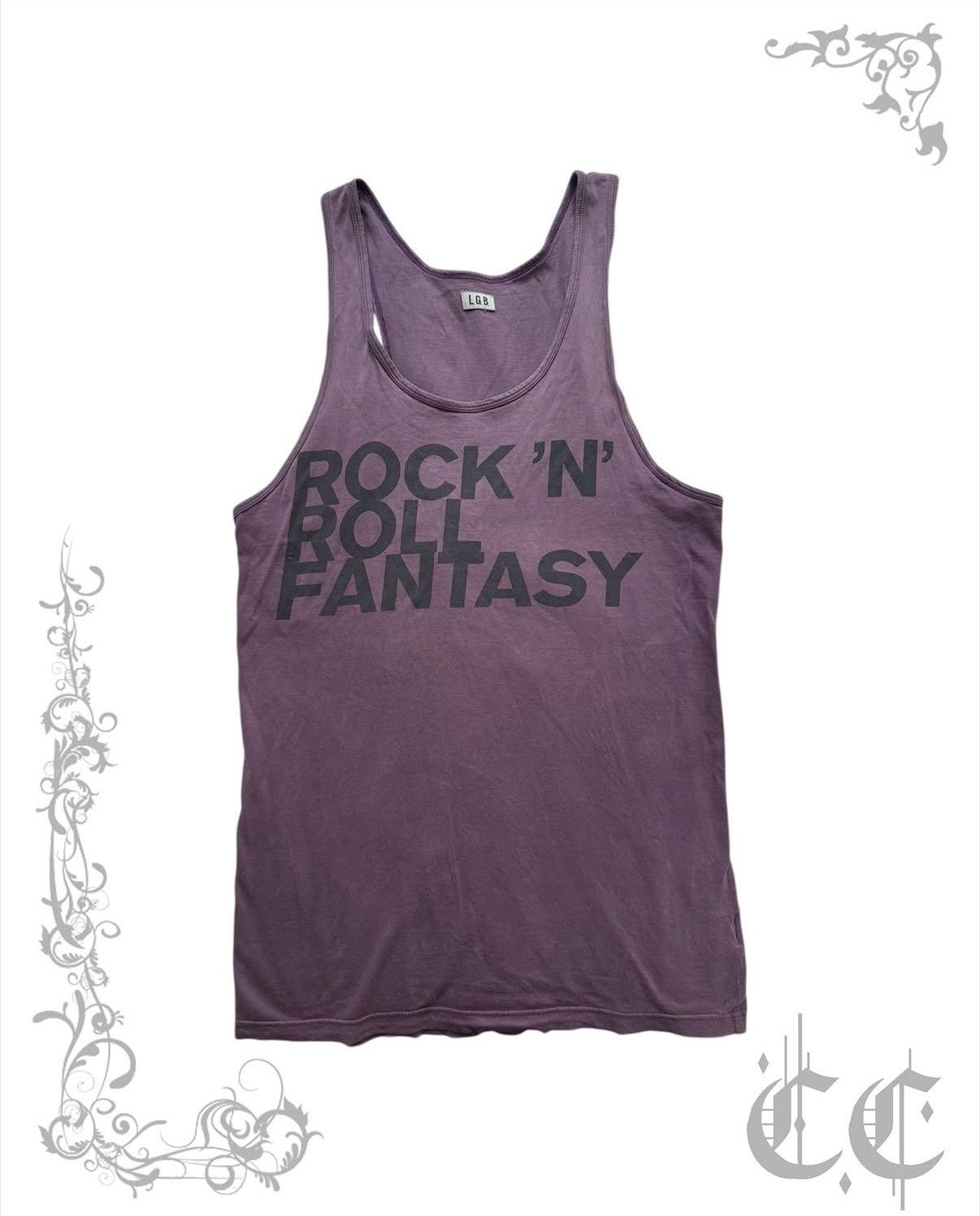 LGB パープル タンクトップ Le Grande Bleu (L.G.B.) Lgb cross tank top | Grailed