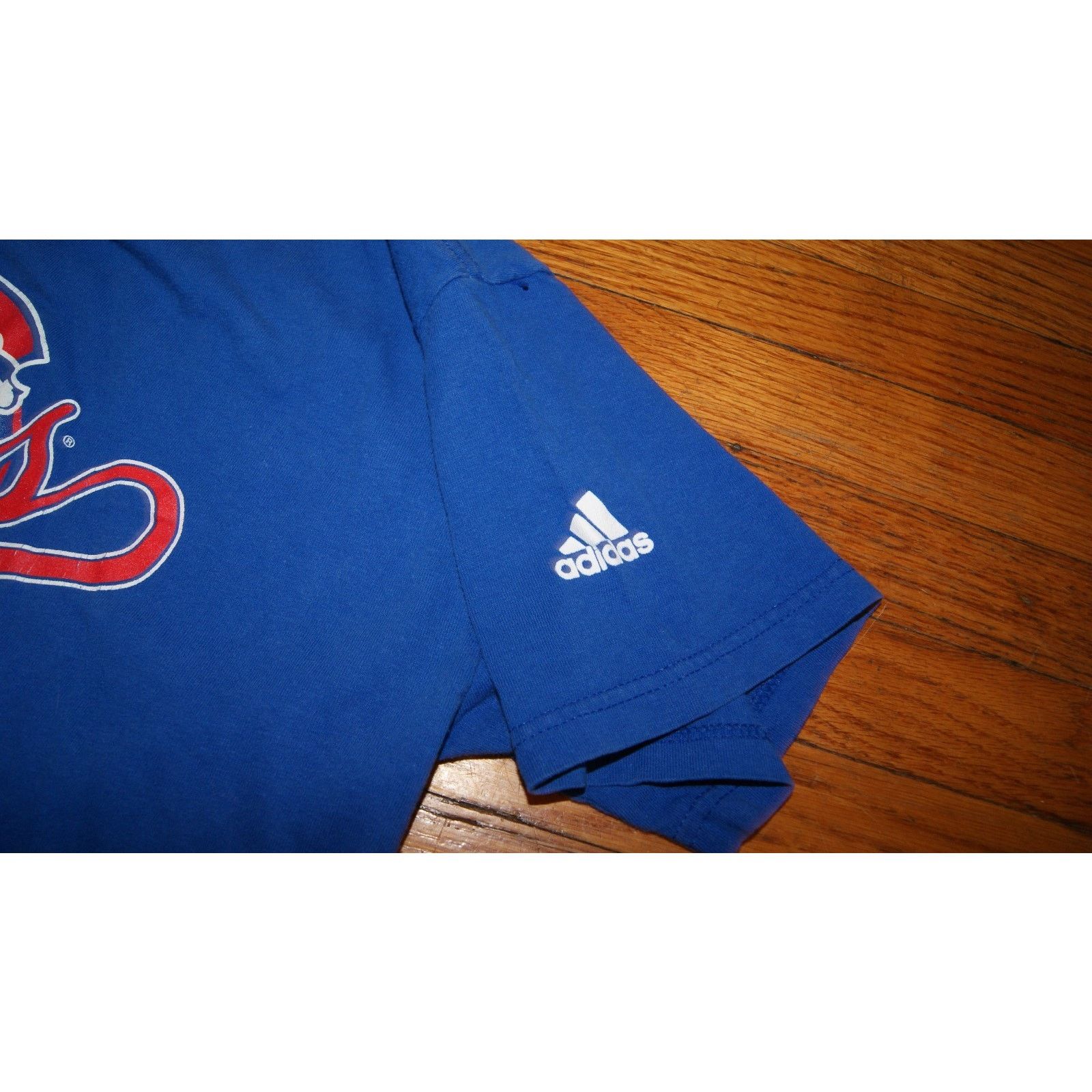 Adidas VTG Chicago Cubs Adidas 2006 Script Logo Blue Mens M TShirt Size US M / EU 48-50 / 2 - 5 Thumbnail