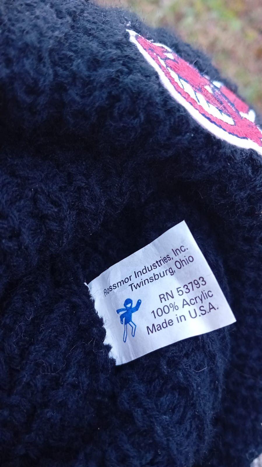 Vintage clivland indians Vintage beanie Rossmor Ind Made in USA Size ONE SIZE - 3 Thumbnail