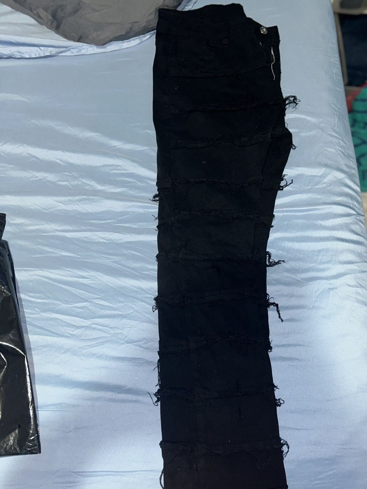 Japanese Brand × Vintage Distressed Egde Stacked Pants Size US 30 / EU 46 - 3 Thumbnail