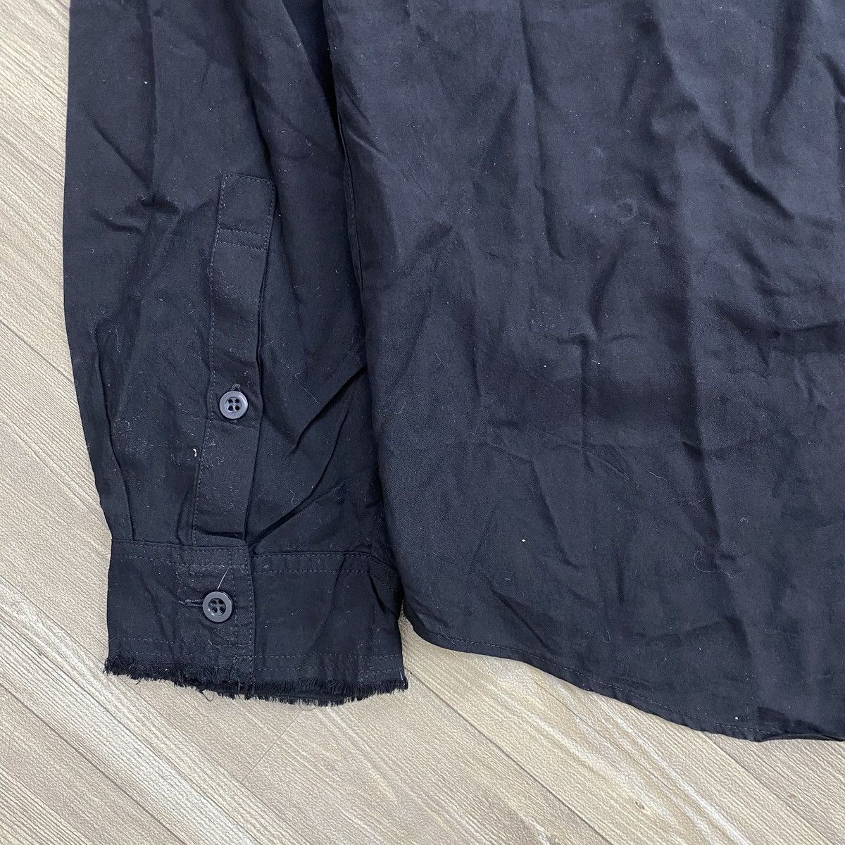 Yohji Yamamoto Archive Y’S For Men Yohji Yamamoto Black Long Shirt Designer Size US S / EU 44-46 / 1 - 12 Thumbnail