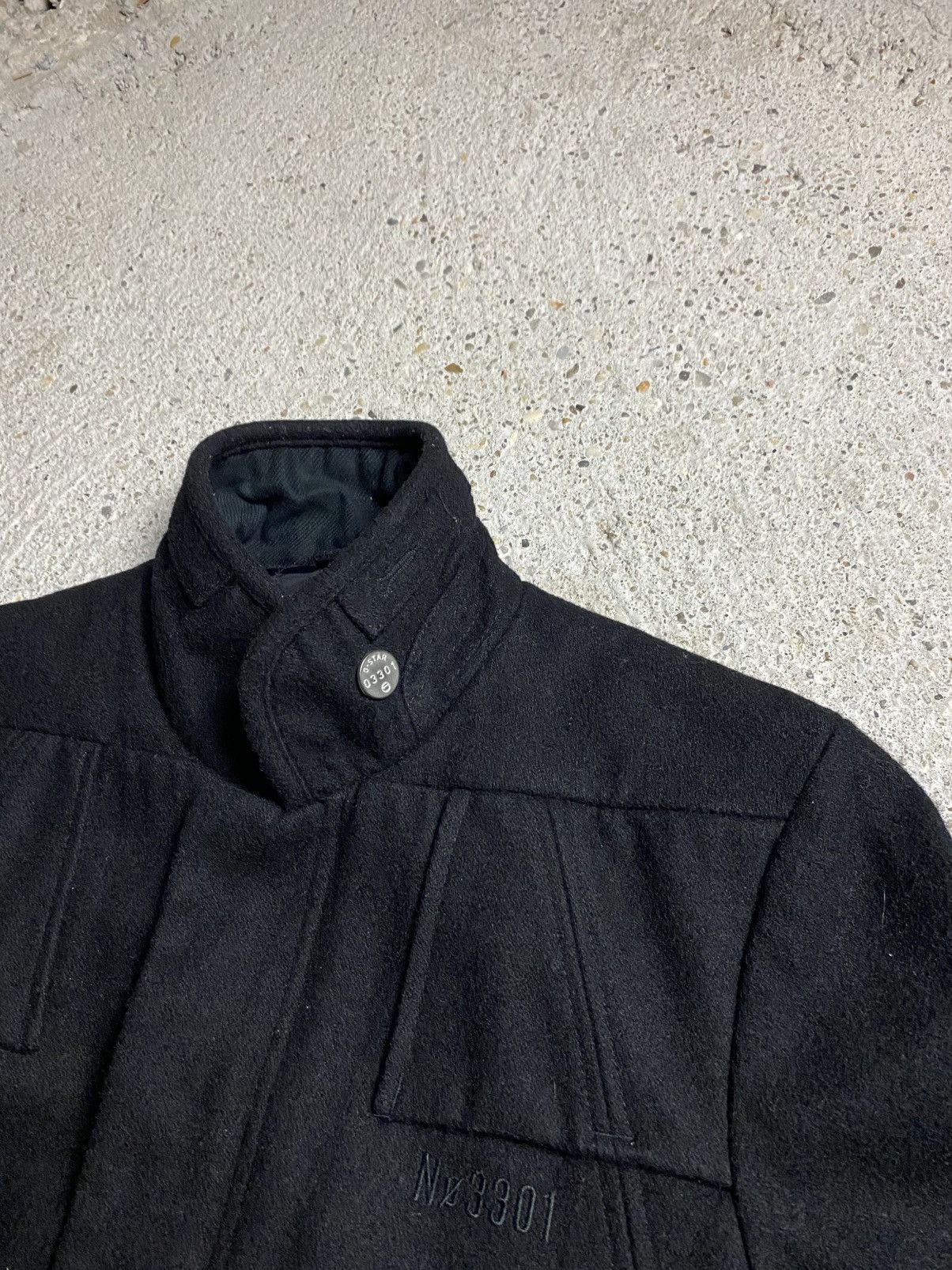 G-Star G star bomber wool jacket old money black Size US M / EU 48-50 / 2 - 12 Thumbnail