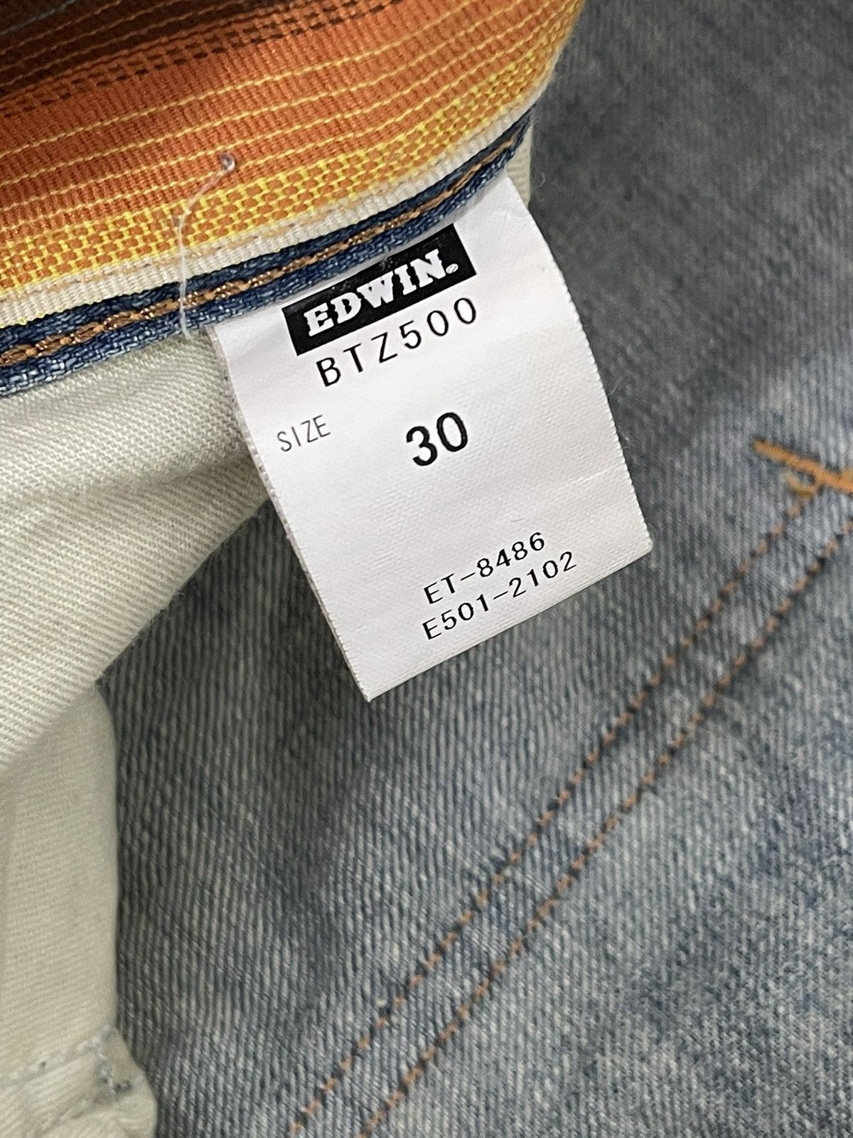 Edwin Flare Jeans Edwin Faded Distress Dirty Grunge Boot Cut 1🟦4 Size US 32 / EU 48 - 20 Thumbnail