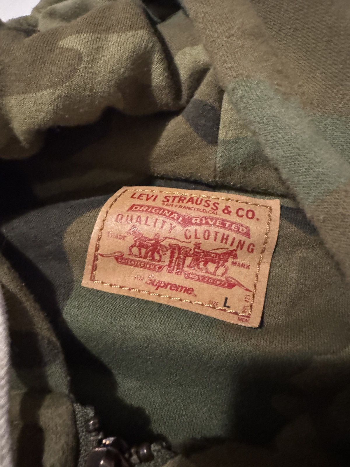 Levi's × Supreme Supreme Levi’s Fleece Hood Trucker Jacket Size US L / EU 52-54 / 3 - 5 Thumbnail