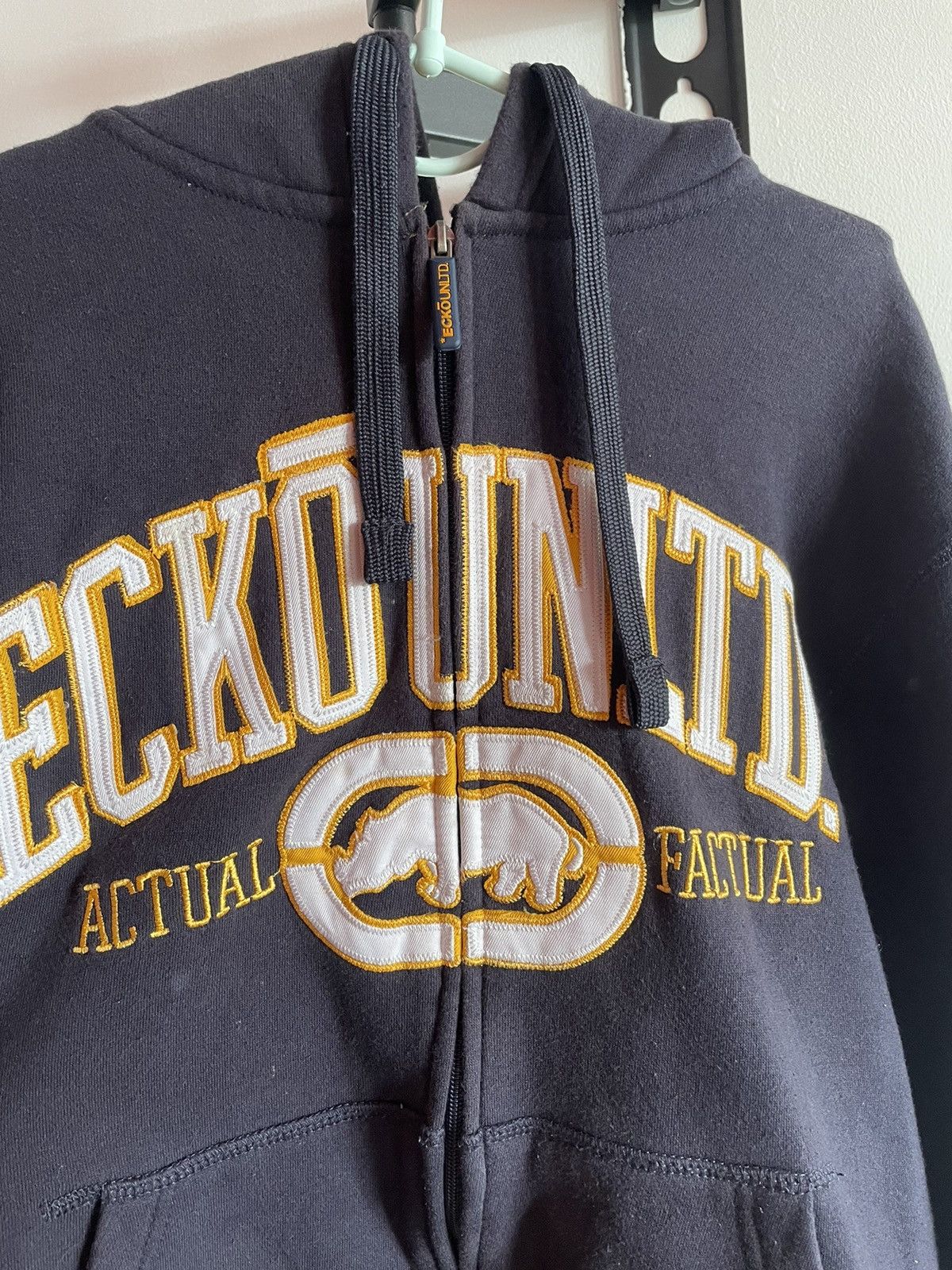 Ecko Unltd. × Vintage Vintage Ecko Untld Actual Big Logo Skate Zip Hoodie Y2K Size US L / EU 52-54 / 3 - 8 Thumbnail