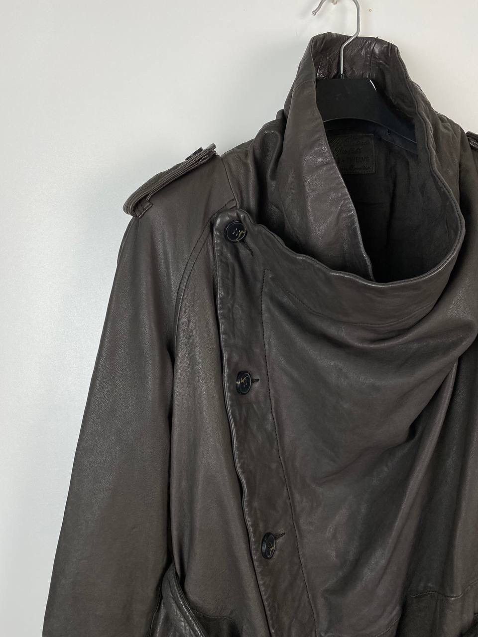Allsaints Allsaints leather whitton coat woman size 12 Size XL / US 12-14 / IT 48-50 - 3 Thumbnail