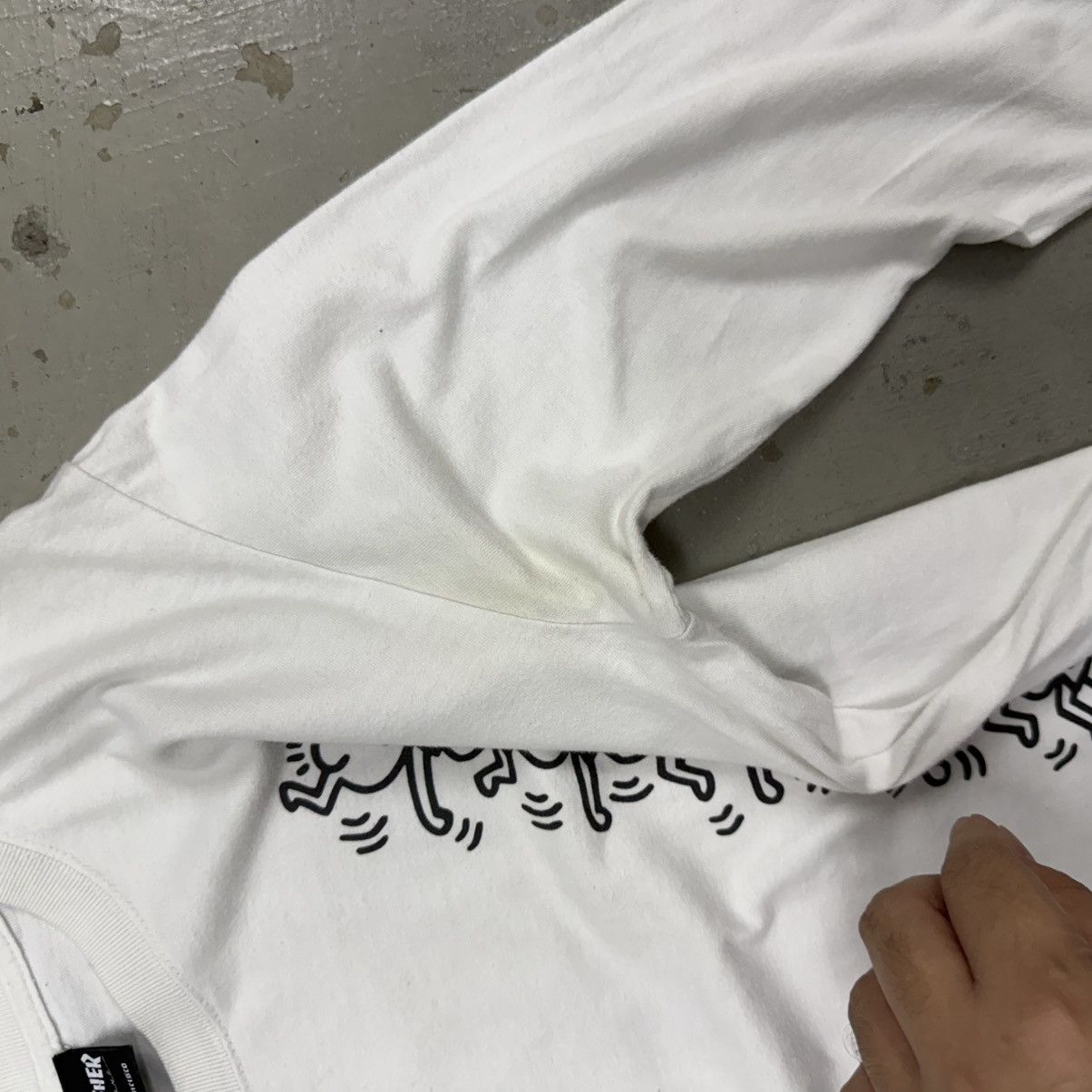 Keith Haring Keith Haring Thrasher Skateboard Tee Longsleeve Size US M / EU 48-50 / 2 - 9 Thumbnail
