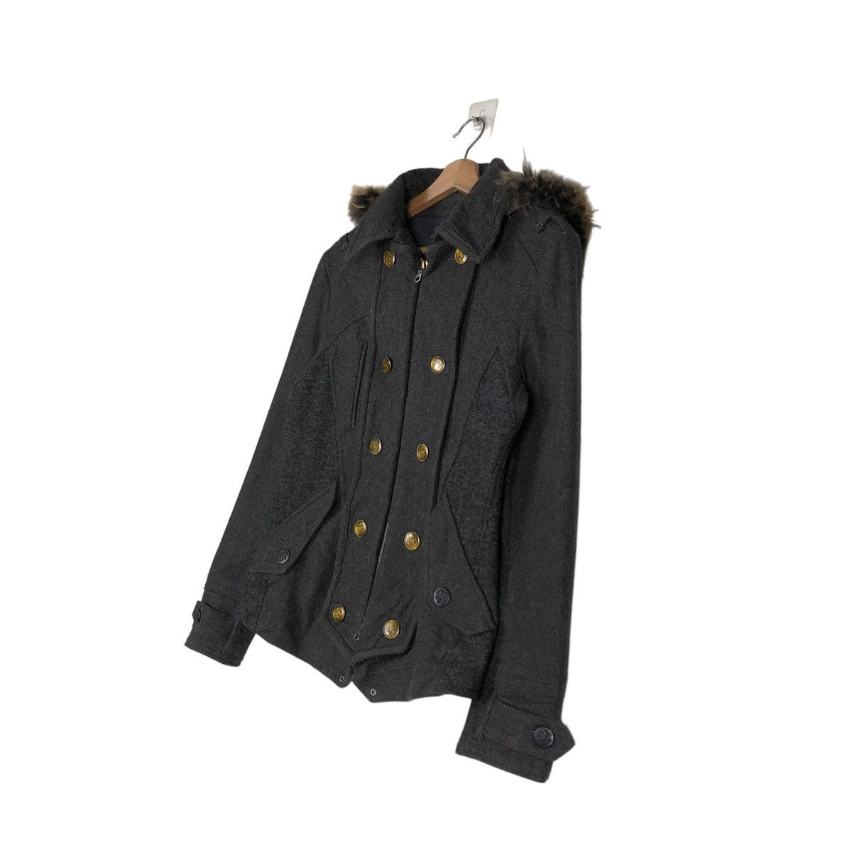 PPFM 🔥VINTAGE BIKER JACKET PPFM DOUBLE LAYER MINK FUR HOODIE LGB Size US S / EU 44-46 / 1 - 4 Thumbnail