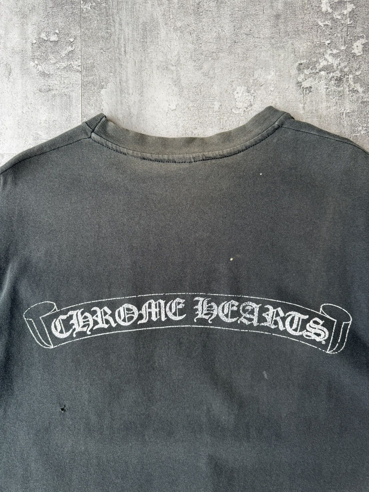 Chrome Hearts Vintage FADED Chrome Hearts Scroll tee Size US M / EU 48-50 / 2 - 1 Thumbnail