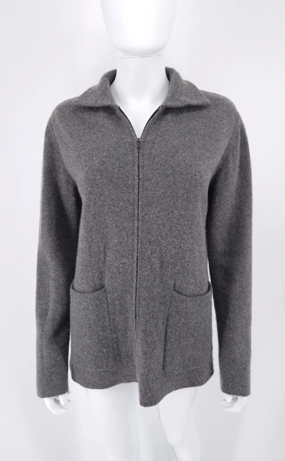 Loro Piana Loro Piana Cashmere Full Double Zip Knit Size L / US 10 / IT 46 - 1 Thumbnail