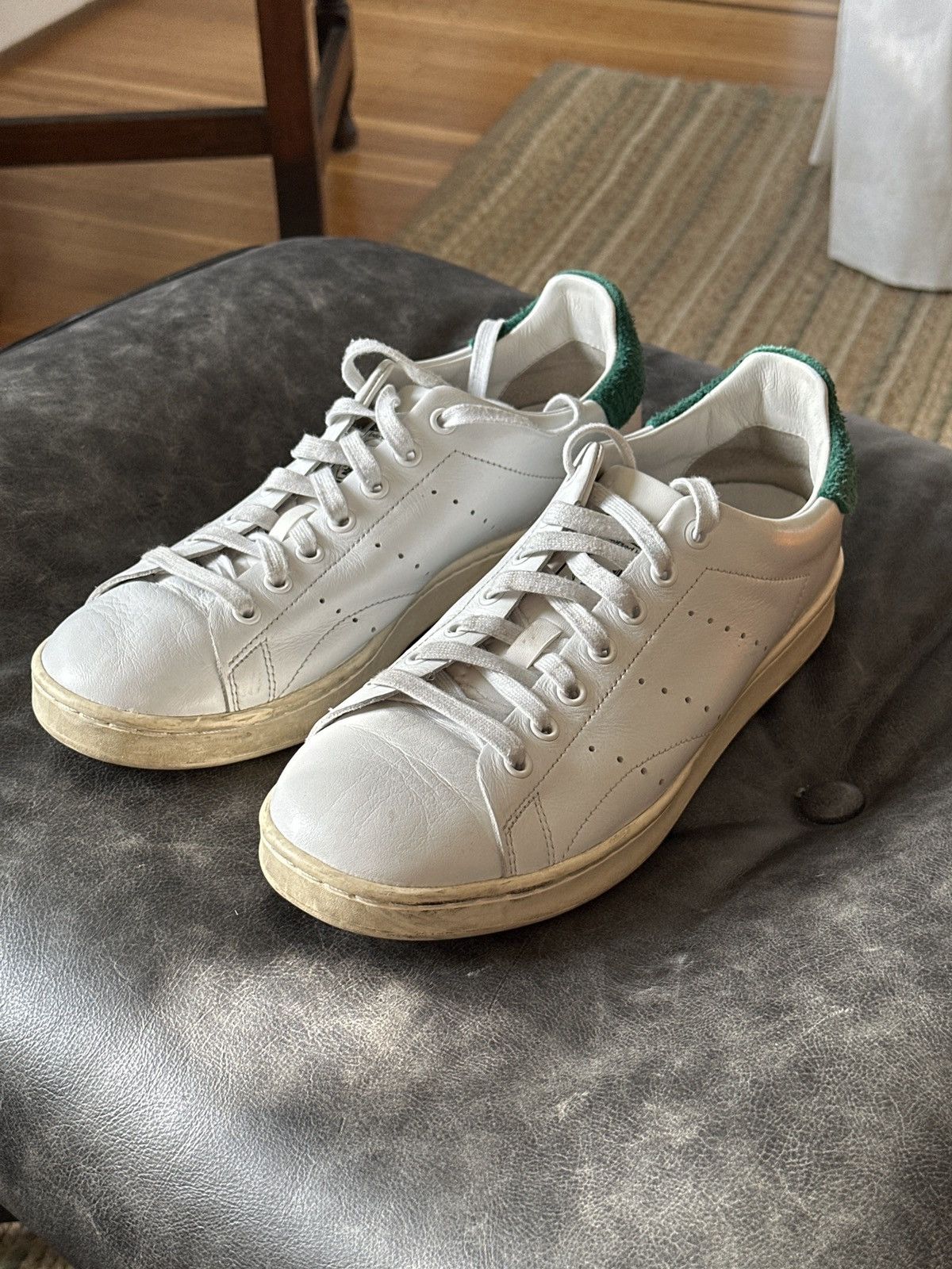 Adidas Adidas Stan Smith 'White Collegiate Green' Size US 11 / EU 44 - 1 Thumbnail