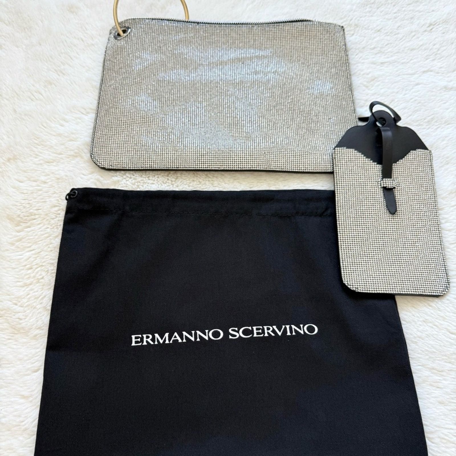 Ermanno Scervino Ermanno Scervino women clutch with crystals Authentic 1300$ Size ONE SIZE - 10 Thumbnail