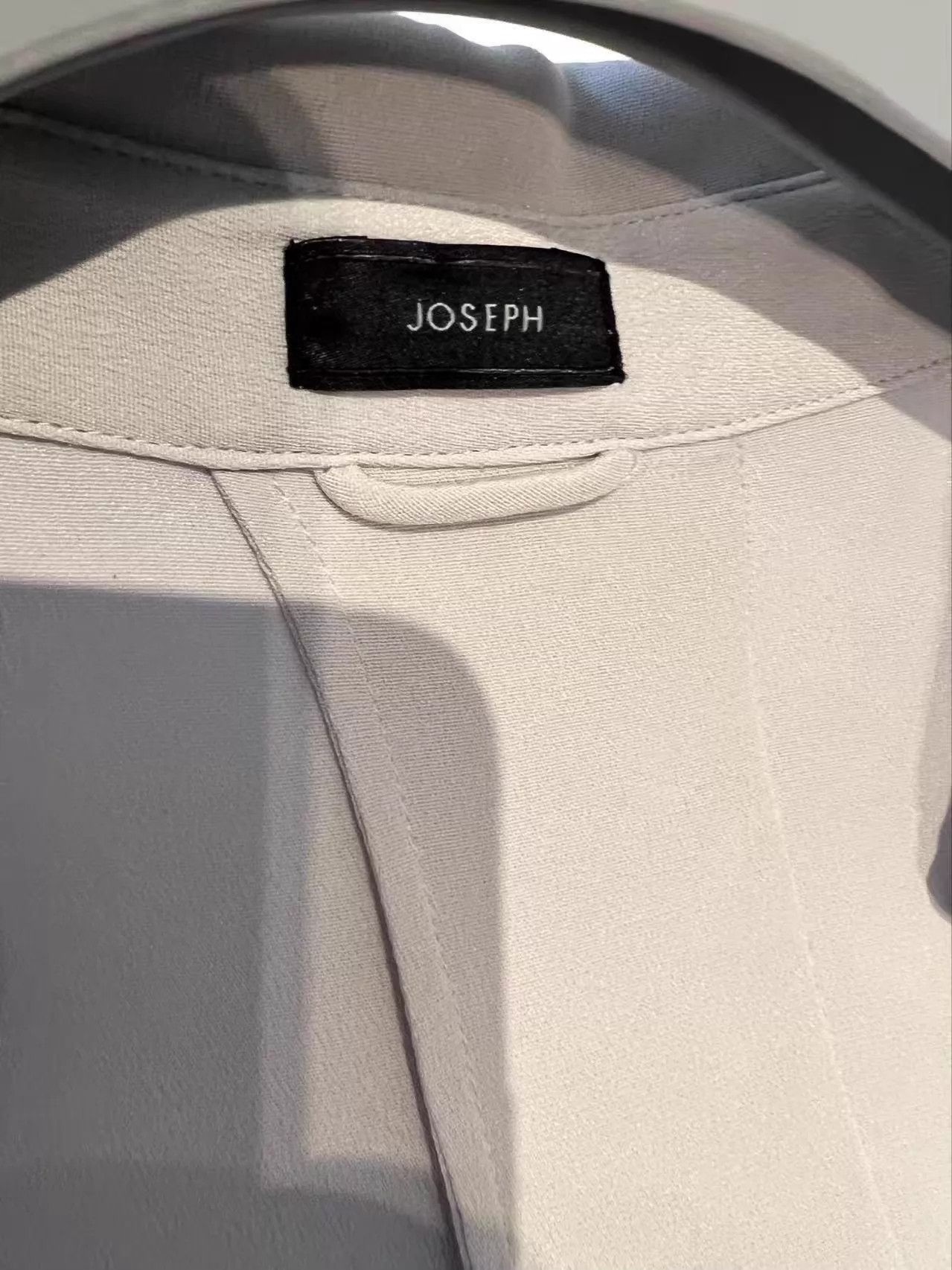 Joseph JOSEPH Runway 100% Heavy Silk Ivory Oversized Shirt Jacket Size XS / US 0-2 / IT 36-38 - 5 Thumbnail