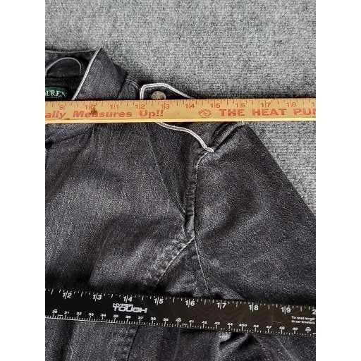 Lauren Ralph Lauren Lauren Ralph Lauren Sybella Jacket Women Sz 10 Black Denim E Size L / US 10 / IT 46 - 9 Thumbnail