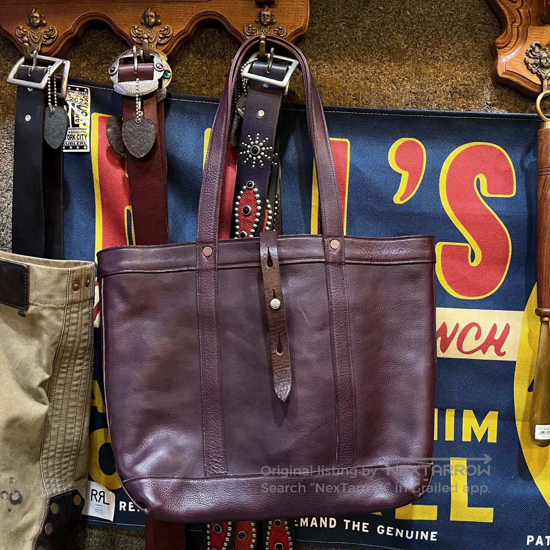 Rare Purple Tote Bag by RRL.