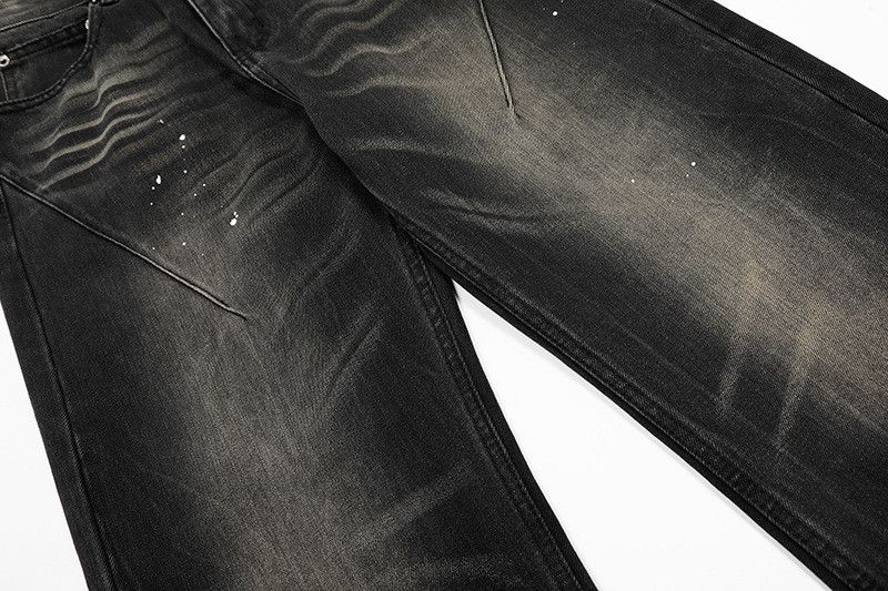 Vintage Men's American Vintage Washed & Distressed Black Jeans Size US 32 / EU 48 - 4 Thumbnail
