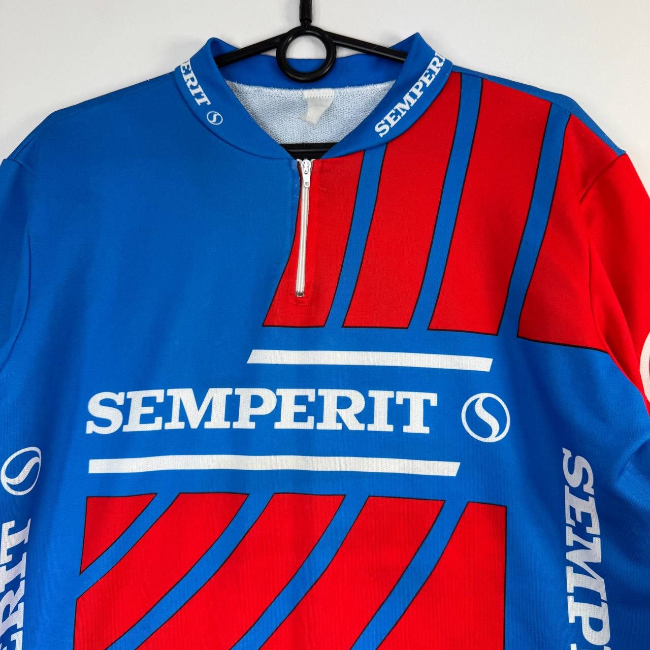 Other Semperit Cycling Jersey Blue Red Bike Shirt Mens Size L Size US L / EU 52-54 / 3 - 2 Thumbnail