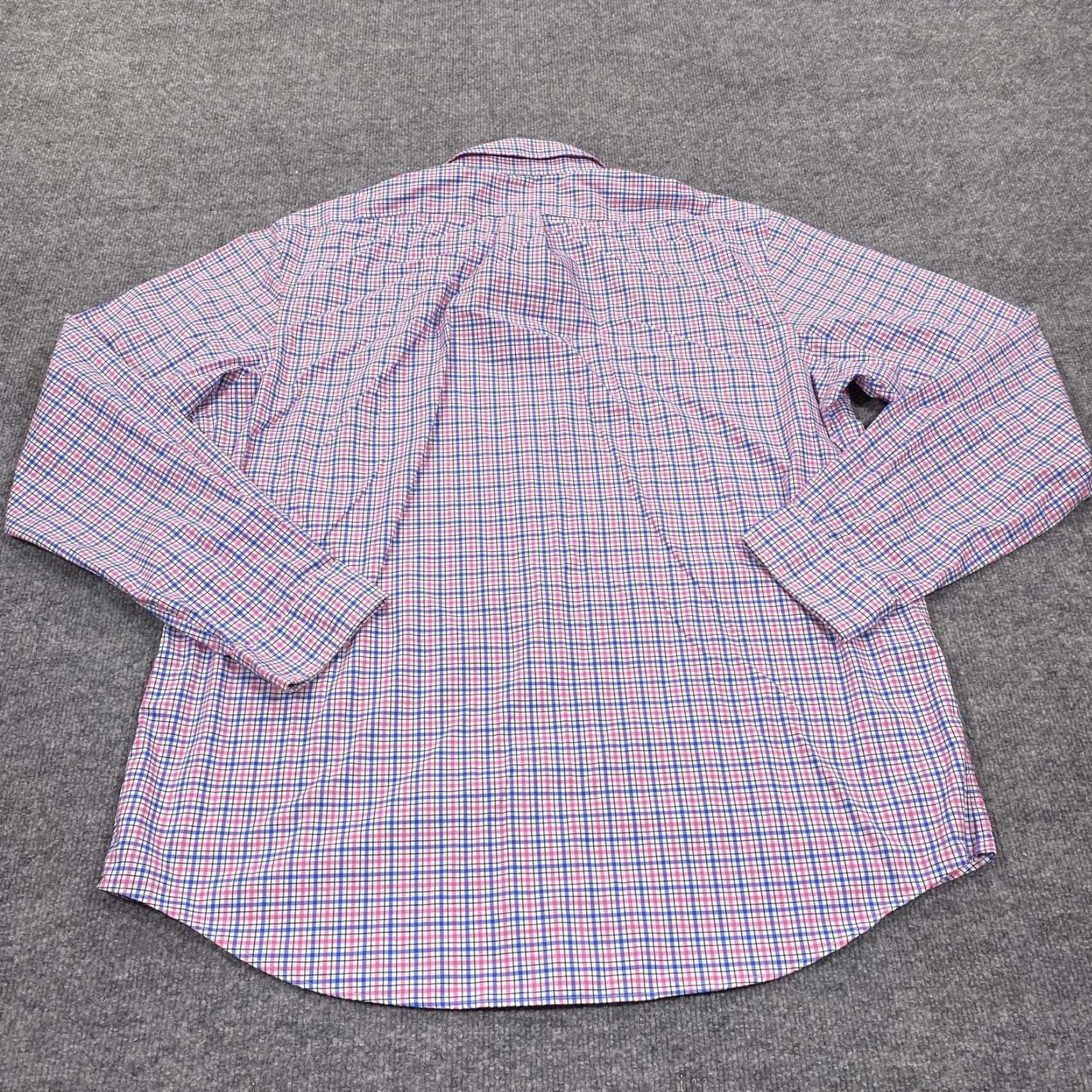 Ralph Lauren Ralph Lauren Shirt Mens XL Pink Blue Check Long Sleeve Button Down Stretch Size US XL / EU 56 / 4 - 5 Thumbnail