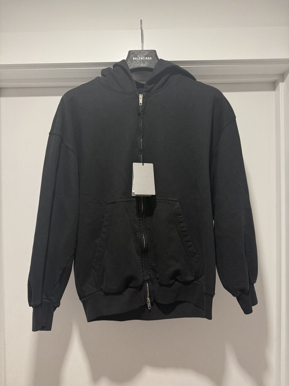 Balenciaga Mudshow “Paris” Washed Hoodie Size US XS / EU 42 / 0 - 1 Thumbnail