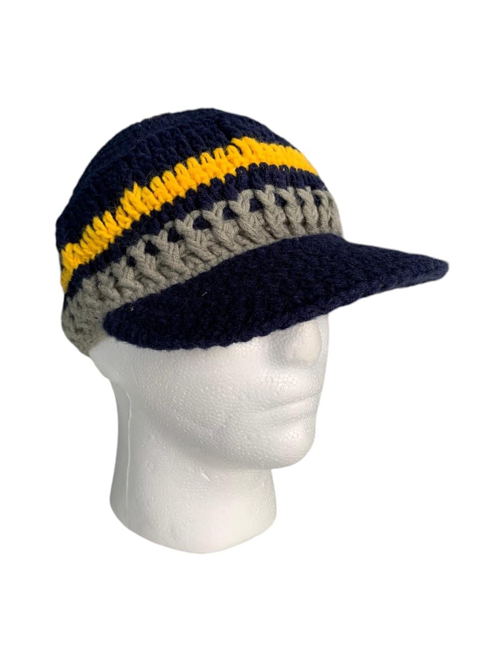 Element × Japanese Brand × Vintage Element Crowns Stripe Multicolour Knitted Hats Size ONE SIZE - 3 Thumbnail