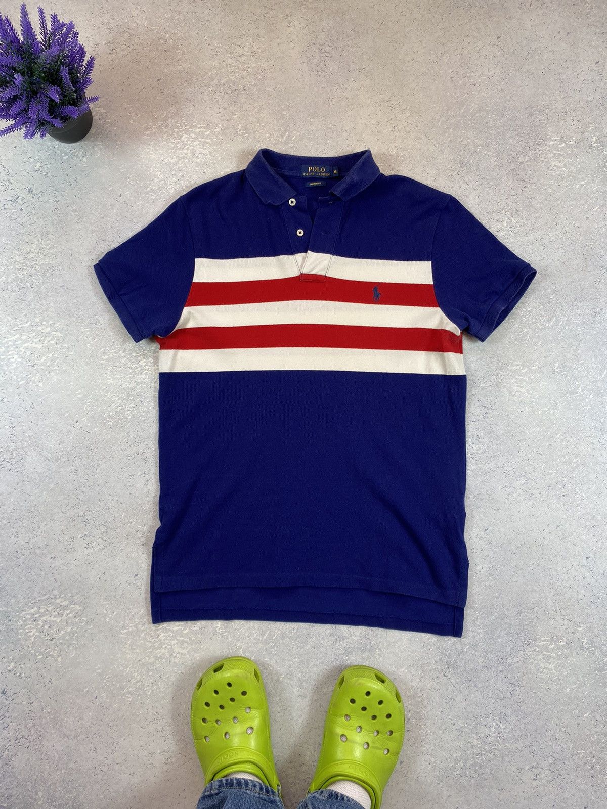 Polo Ralph Lauren × Ralph Lauren Polo Ralph Lauren Men’s Blue/Red polo size Medium Size US M / EU 48-50 / 2 - 2 Thumbnail