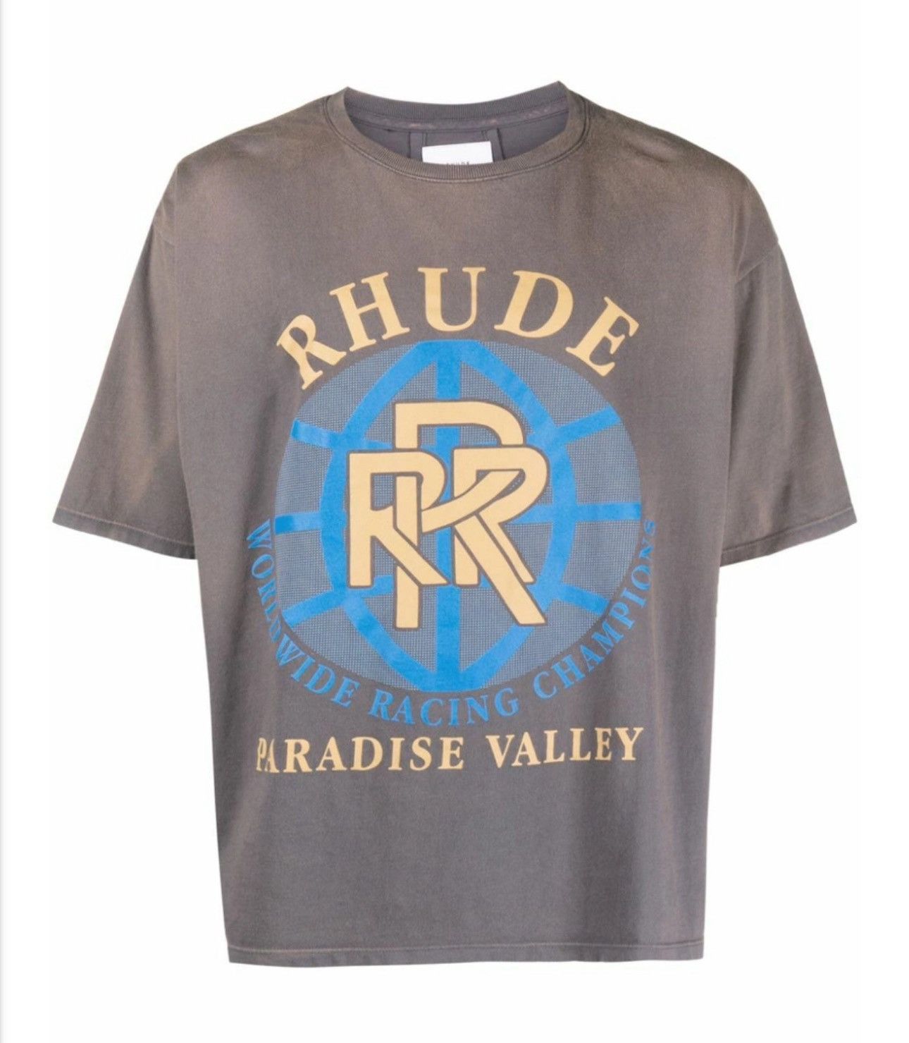 Rhude Paradise Valley Logo-print Cotton-jersey T-shirt In Size US XL / EU 56 / 4 - 1 Thumbnail