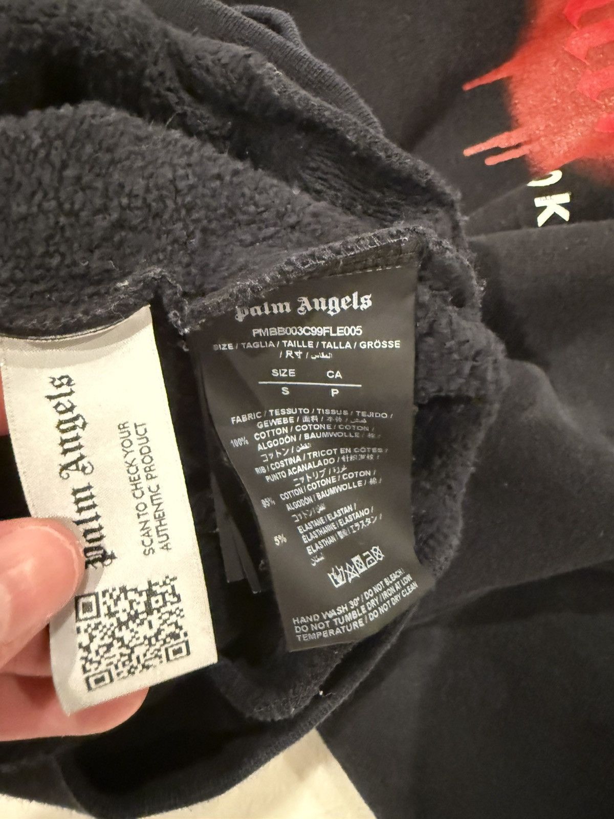 Palm Angels Tokyo Sprayed Logo Hoodie