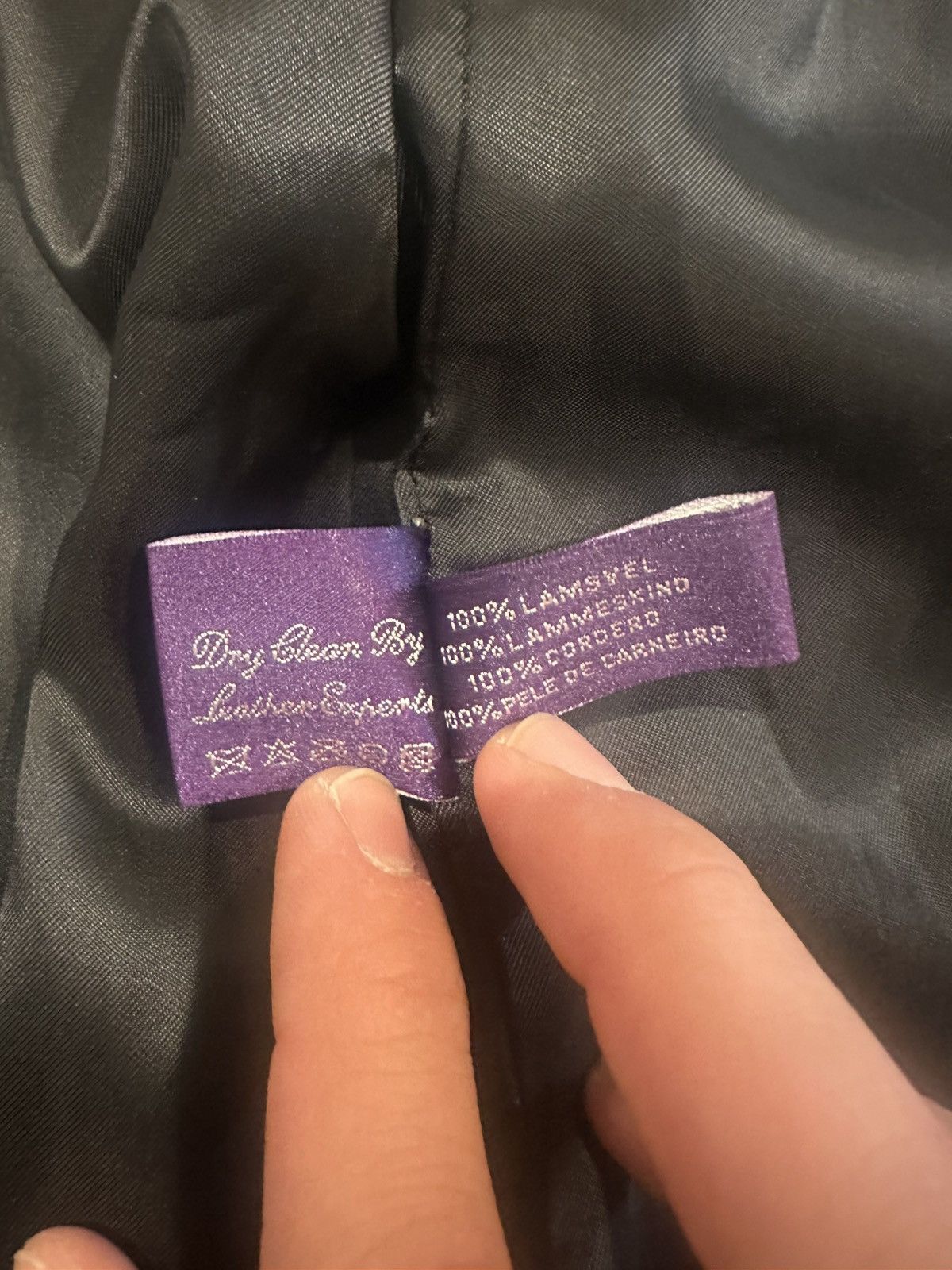 Ralph Lauren Purple Label Ralph Lauren Purple Label Black Lambskin Leather Jacket Size US L / EU 52-54 / 3 - 6 Thumbnail