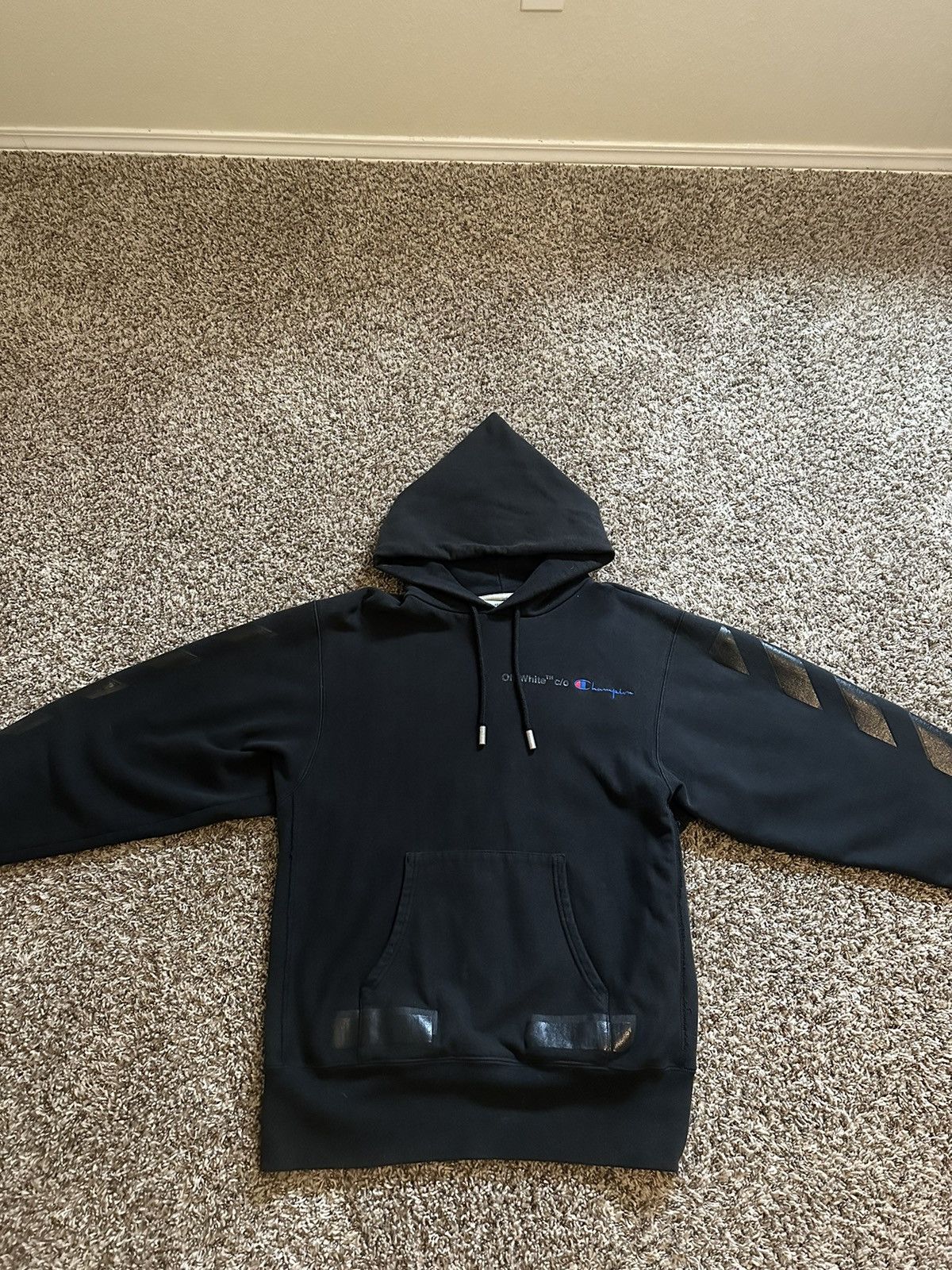 champion collab off white