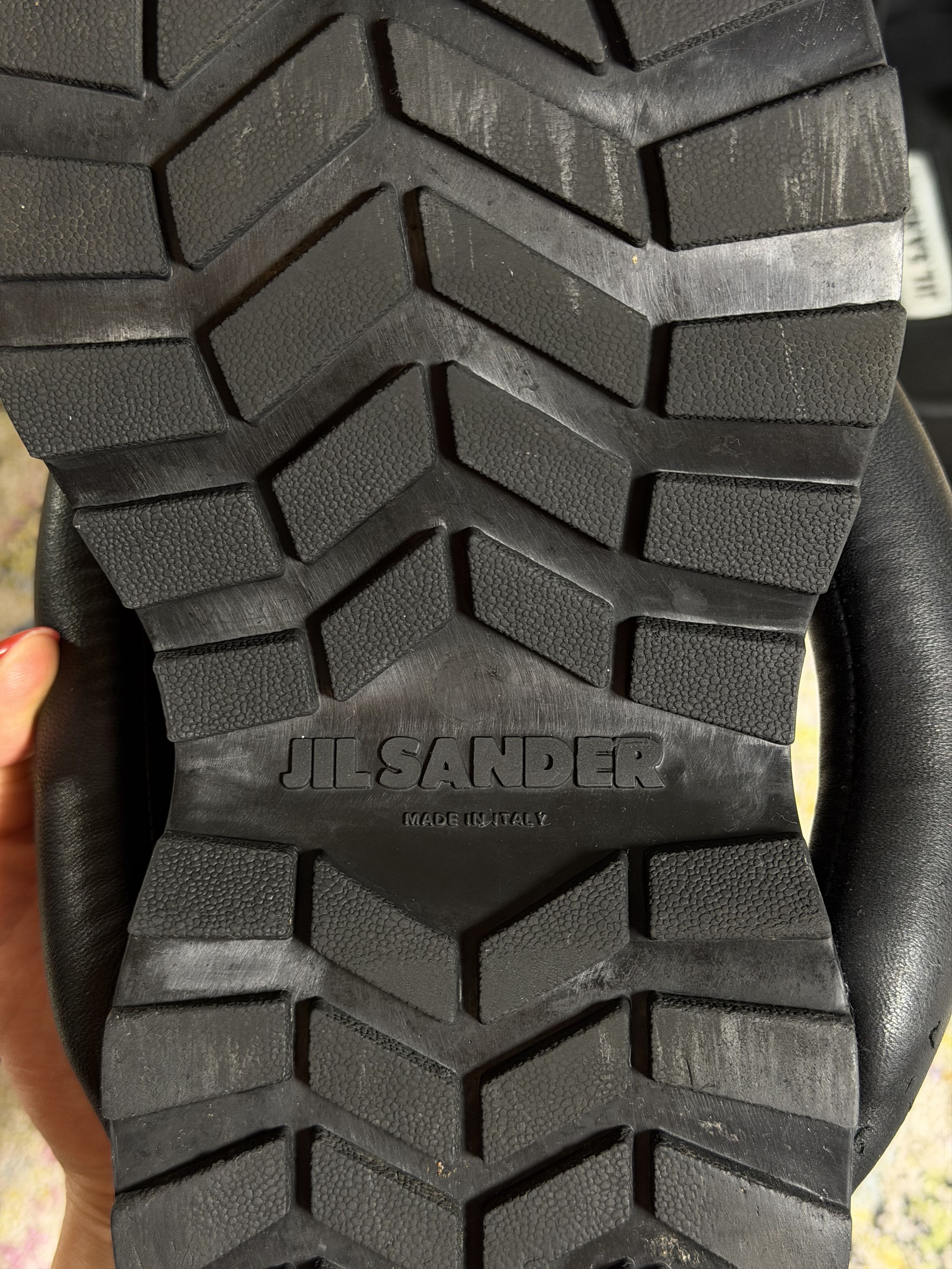 Jil Sander Jil Sander Padded Leather Sandals in Black Size US 10 / IT 40 - 9 Thumbnail