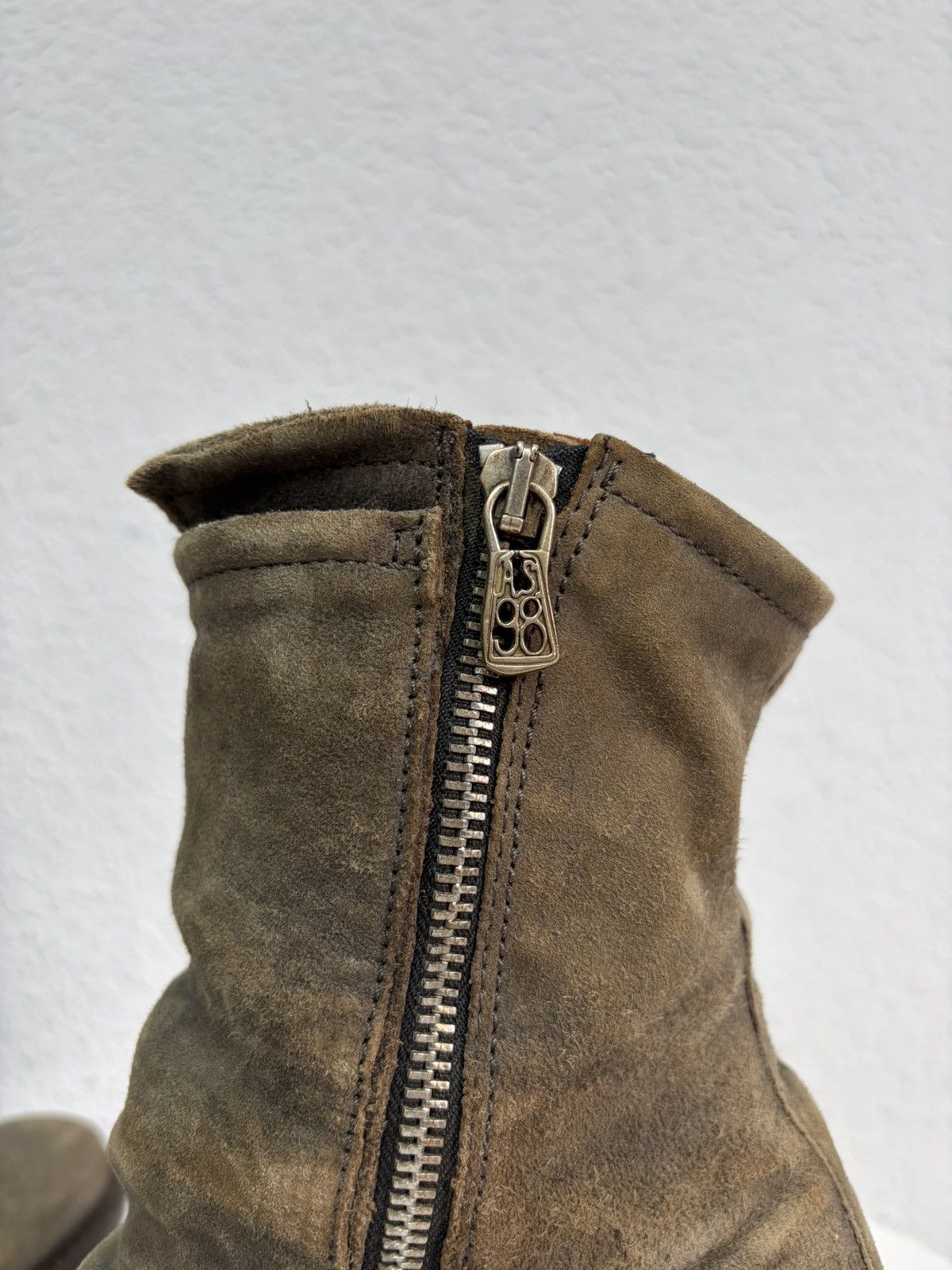 Hedi Slimane Distressed Leather Engineer Boots Buckle Strap Guidi Vibe Size US 8 / EU 41 - 15 Thumbnail