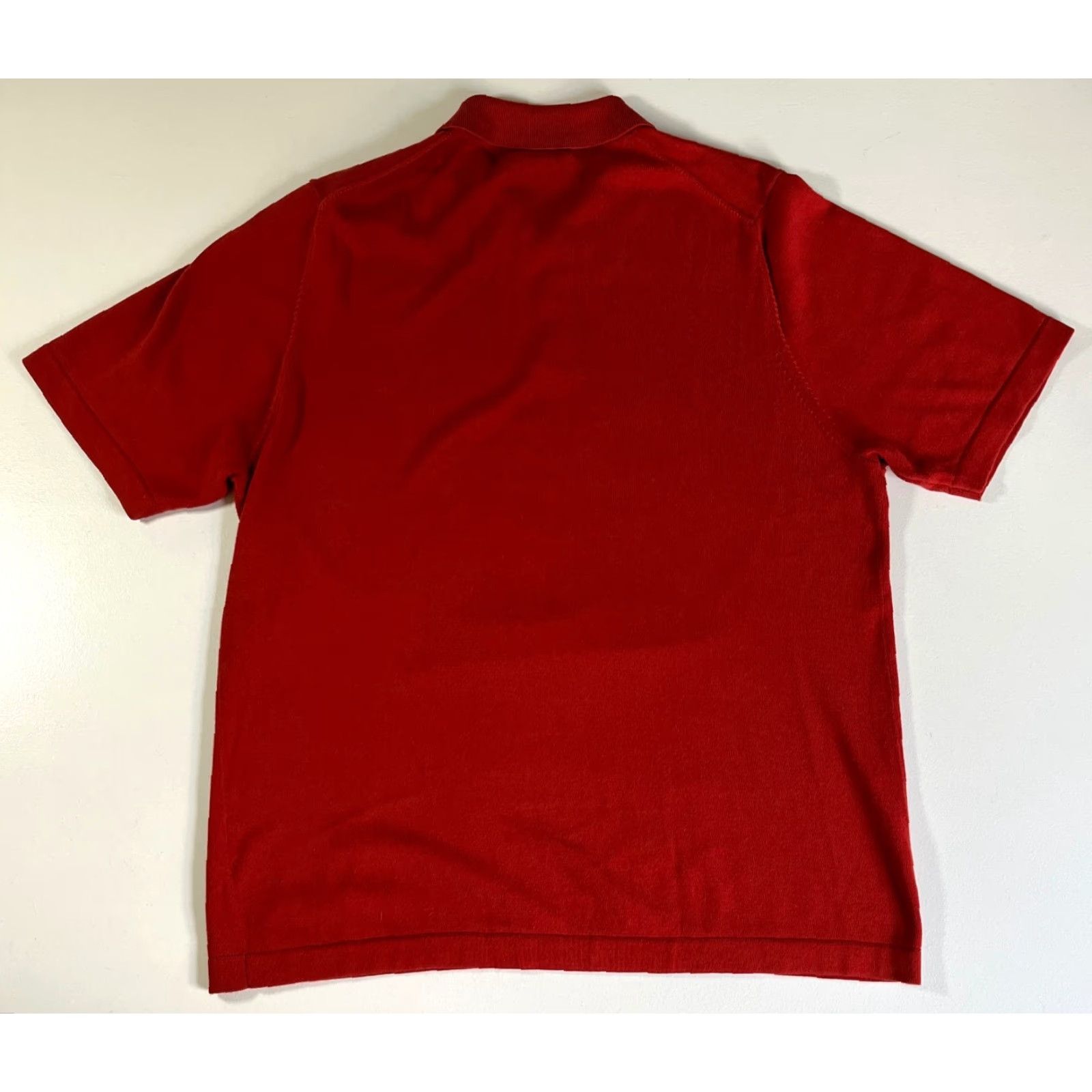 Eddie Bauer VINTAGE Eddie Bauer Polo Shirt Men’s Knit Pima Cotton Made in UK Size L Red Short Sleeve Collared 100% Pima Cotton Classic Preppy Casual Men’s Polo Size US L / EU 52-54 / 3 - 5 Thumbnail