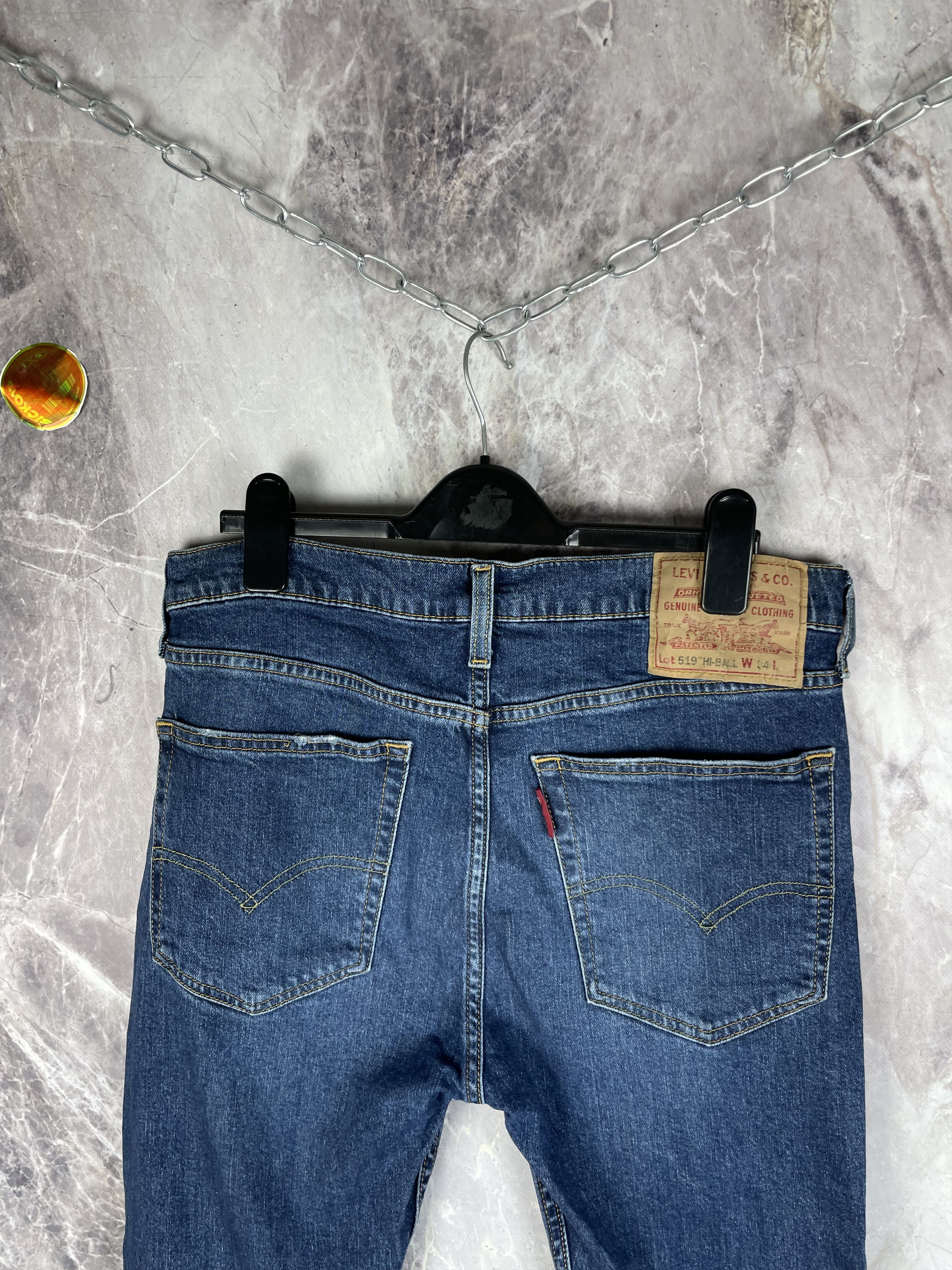 Levi's Levi's 519 Vintage Mens Denim Pants Size US 34 / EU 50 - 3 Thumbnail