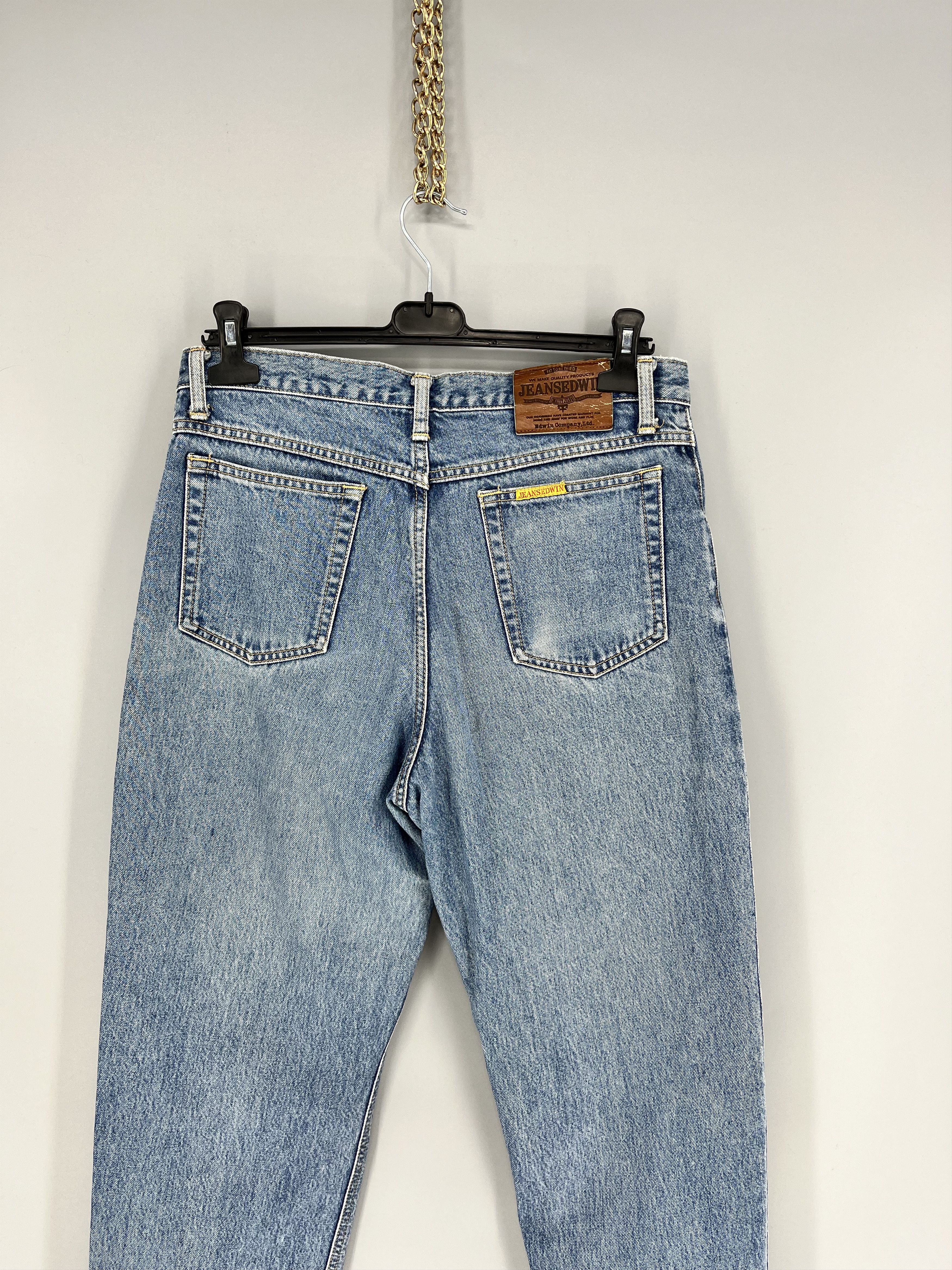 Edwin Vintage 90s Edwin Made in Japan Tapered Navy Men’s Jeans Size US 33 - 8 Thumbnail