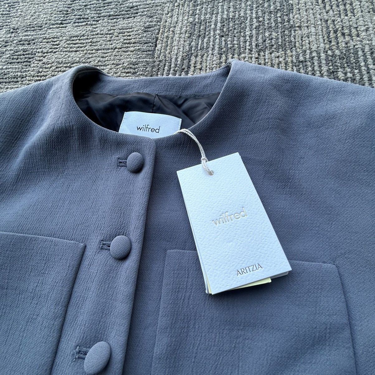 Aritzia Aritzia Wilfred Paradox Crepette Grey Jacket Size XS / US 0-2 / IT 36-38 - 4 Thumbnail