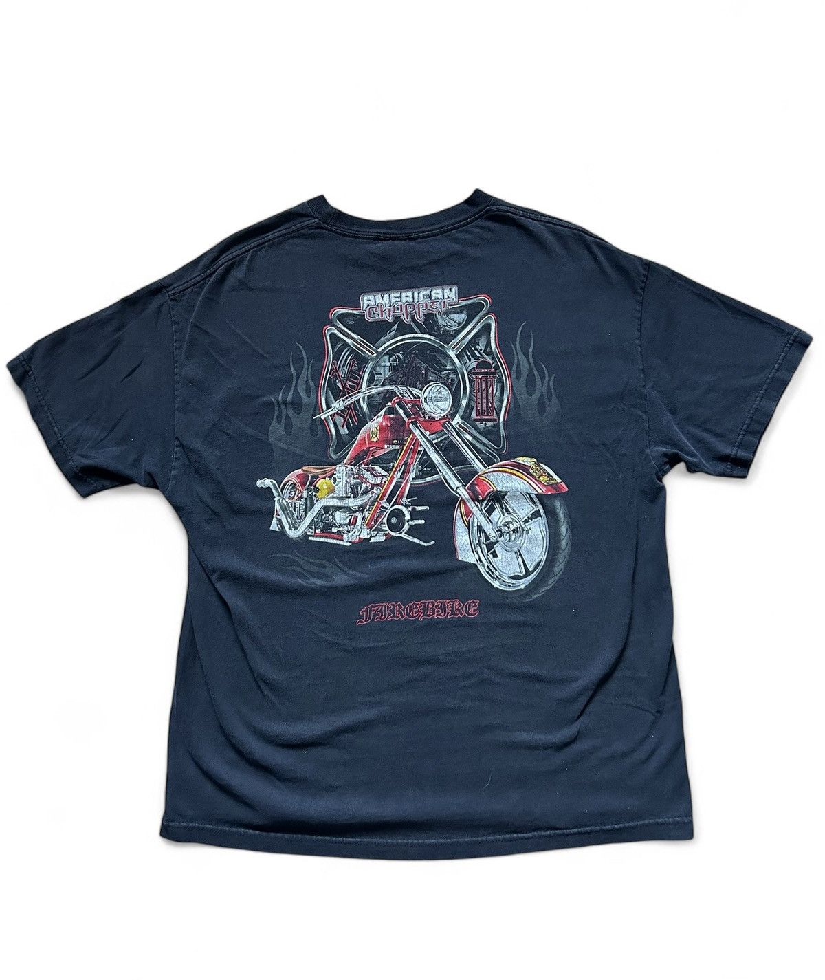 Other Vintage 00s Black American Chopper T-Shirt Size US L / EU 52-54 / 3 - 2 Thumbnail