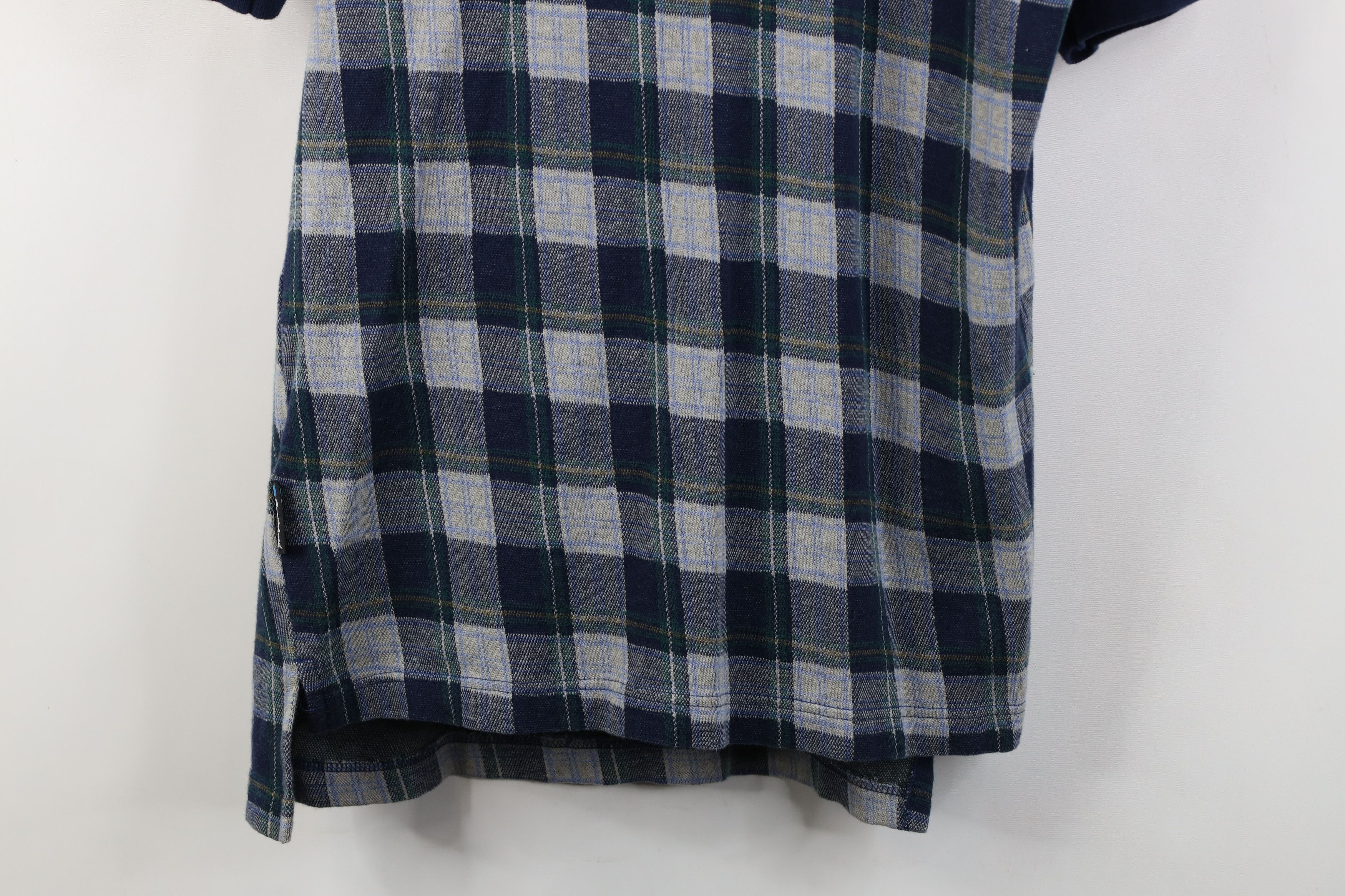 Vintage Vintage 90s Streetwear Cotton Knit Golf Polo Shirt Plaid USA Size US M / EU 48-50 / 2 - 3 Thumbnail