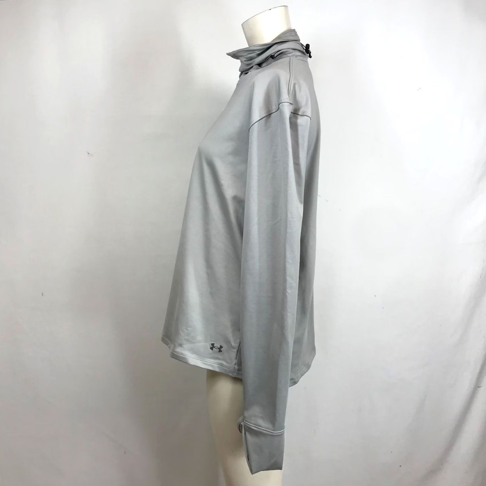 Under Armour UNDER ARMOUR Shirt Womens XL Gray Long Sleeve Turtle Neck Running Size XL / US 12-14 / IT 48-50 - 6 Thumbnail