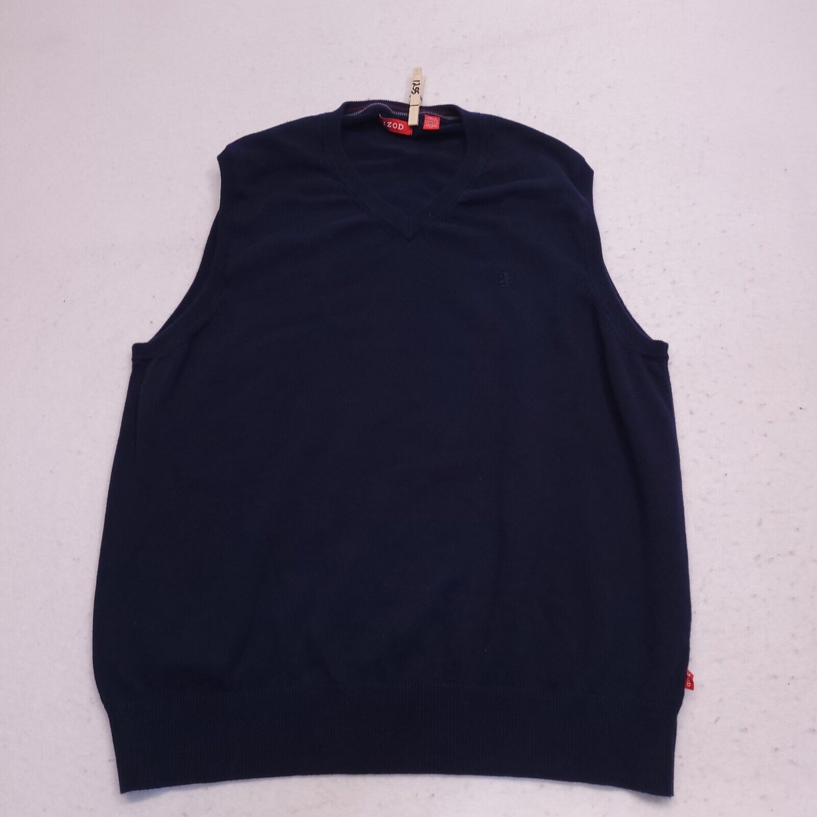 Izod IZOD Casual Pullover Sweater Vest Mens Size Medium M Blue Size US M / EU 48-50 / 2 - 2 Thumbnail